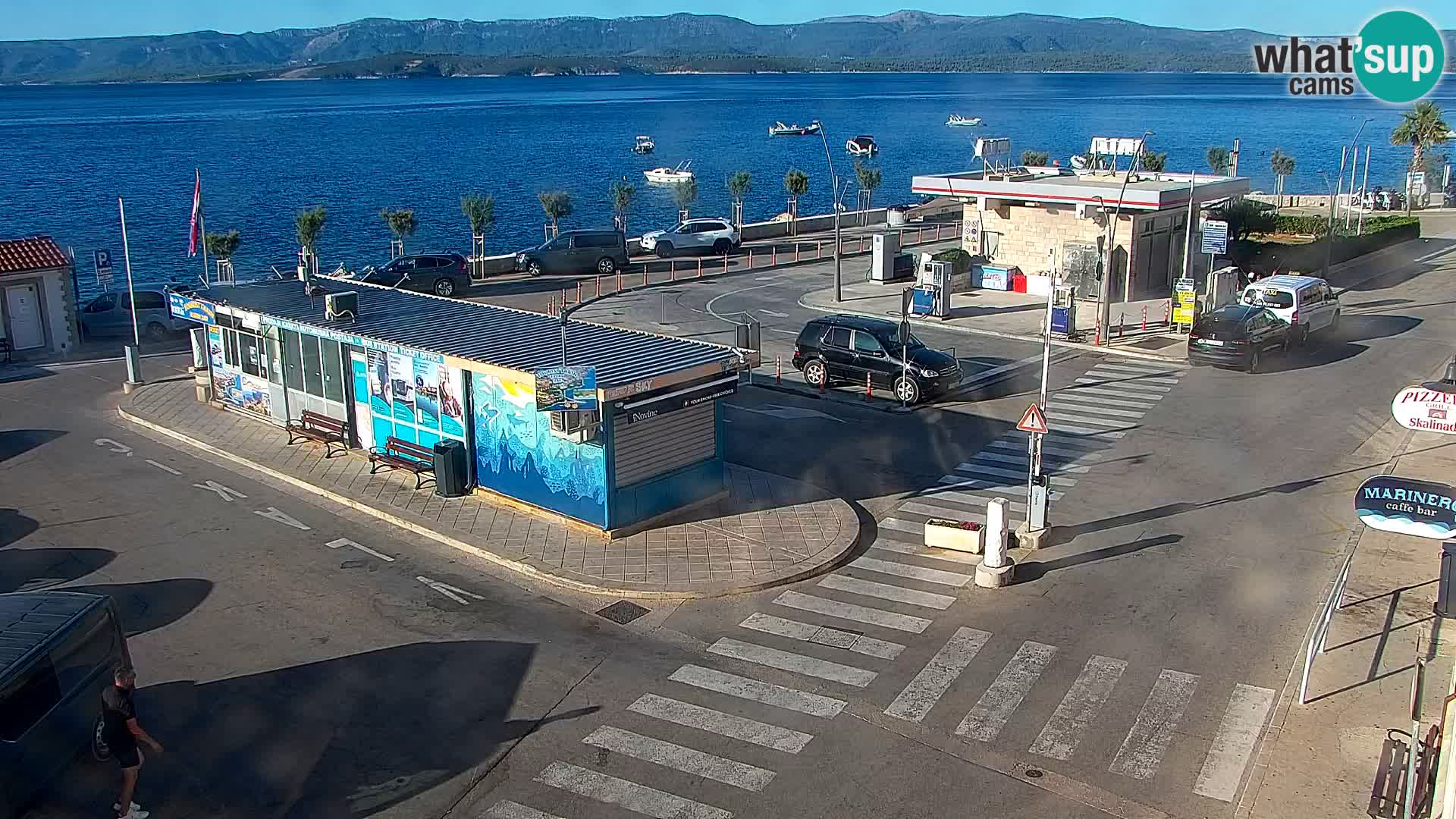 Webcam Bol centre-ville & marina – Vue en direct depuis Bol, île de Brač
