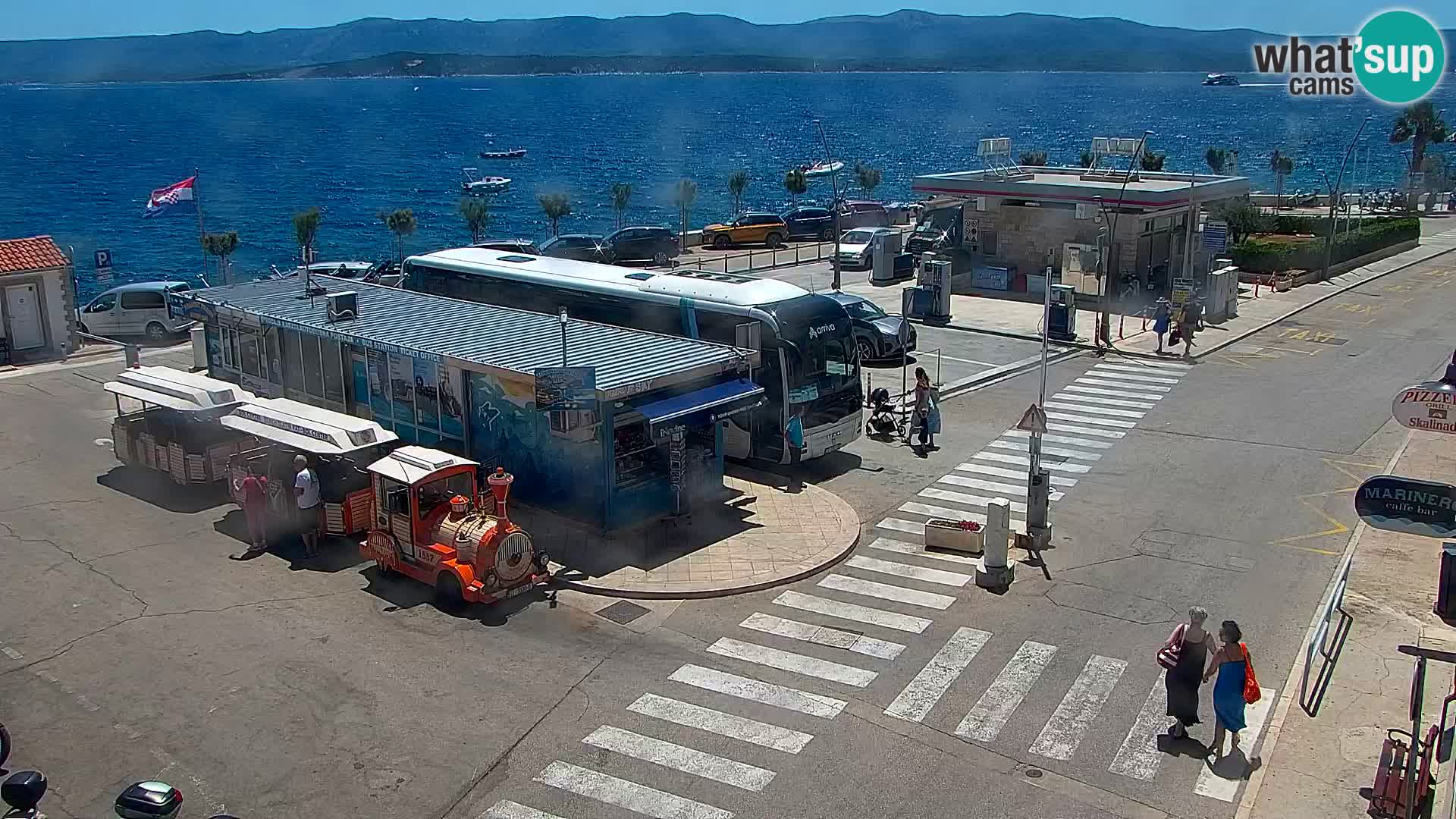Webcam Bol Centre-Ville & Marina – Vue en direct depuis Bol, île de Brač