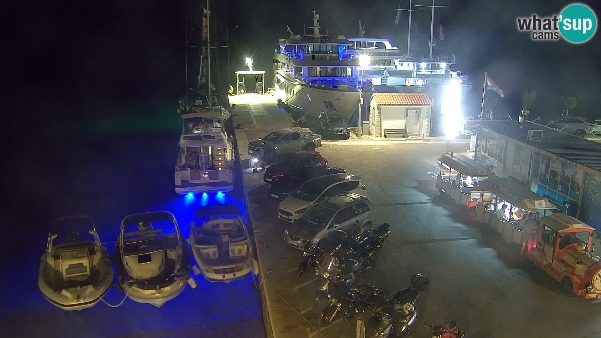 Webcam Bol centre-ville & marina – Vue en direct depuis Bol, île de Brač