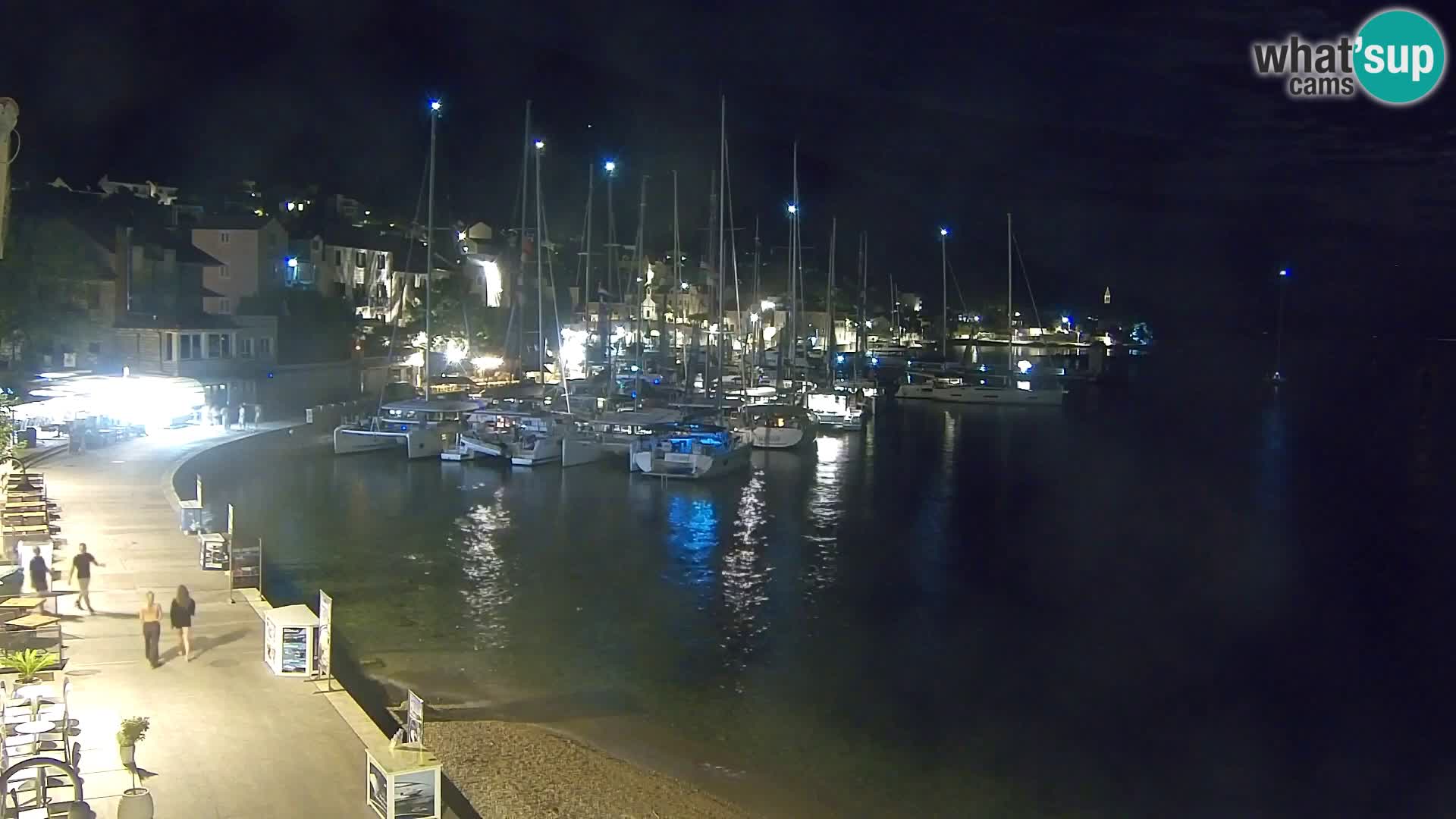Spletna kamera Bol – Center mesta in marina v živo