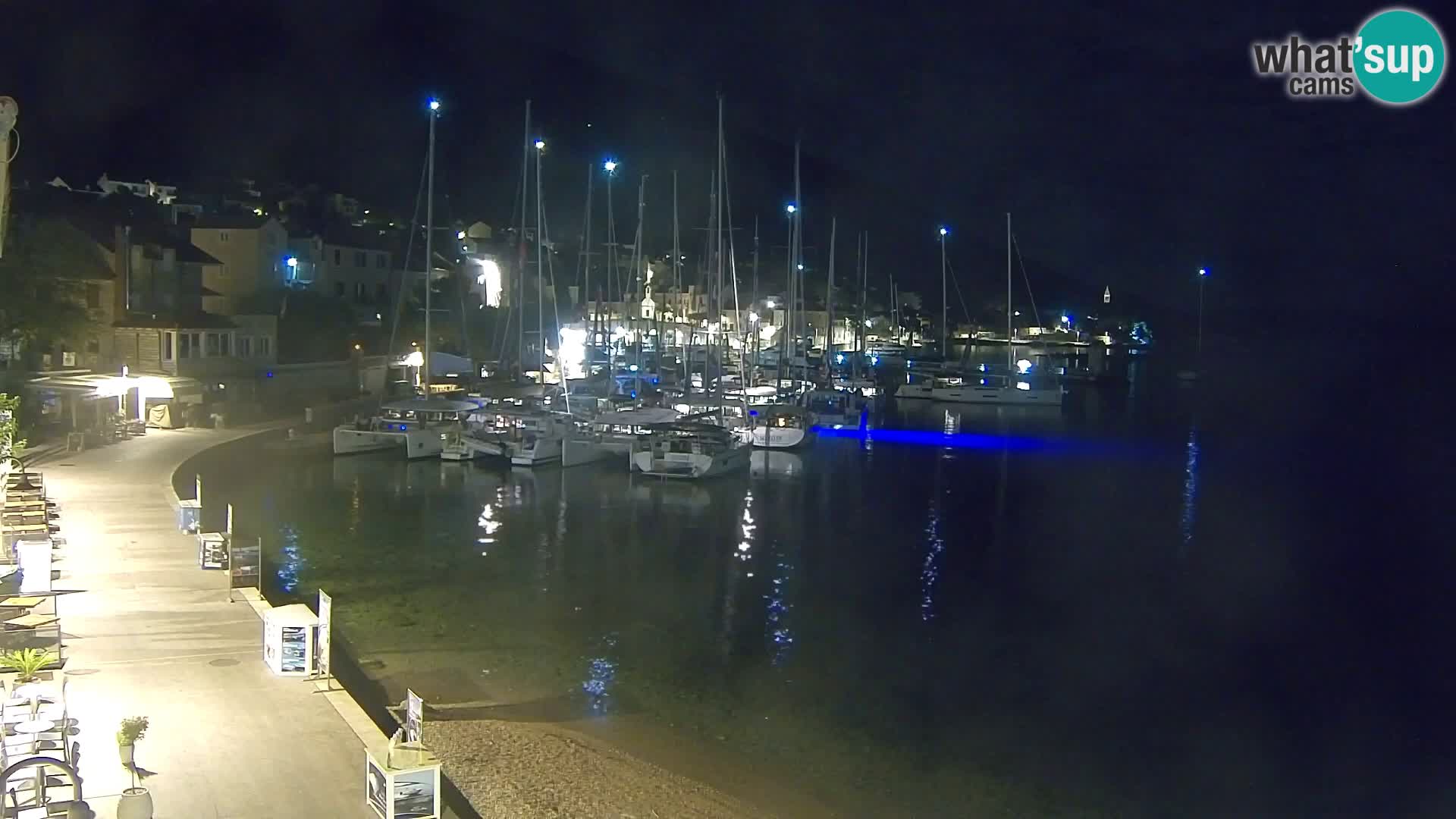 Webcam Bol Hafen & Ortszentrum – Liveblick aus Bol auf der Insel Brač
