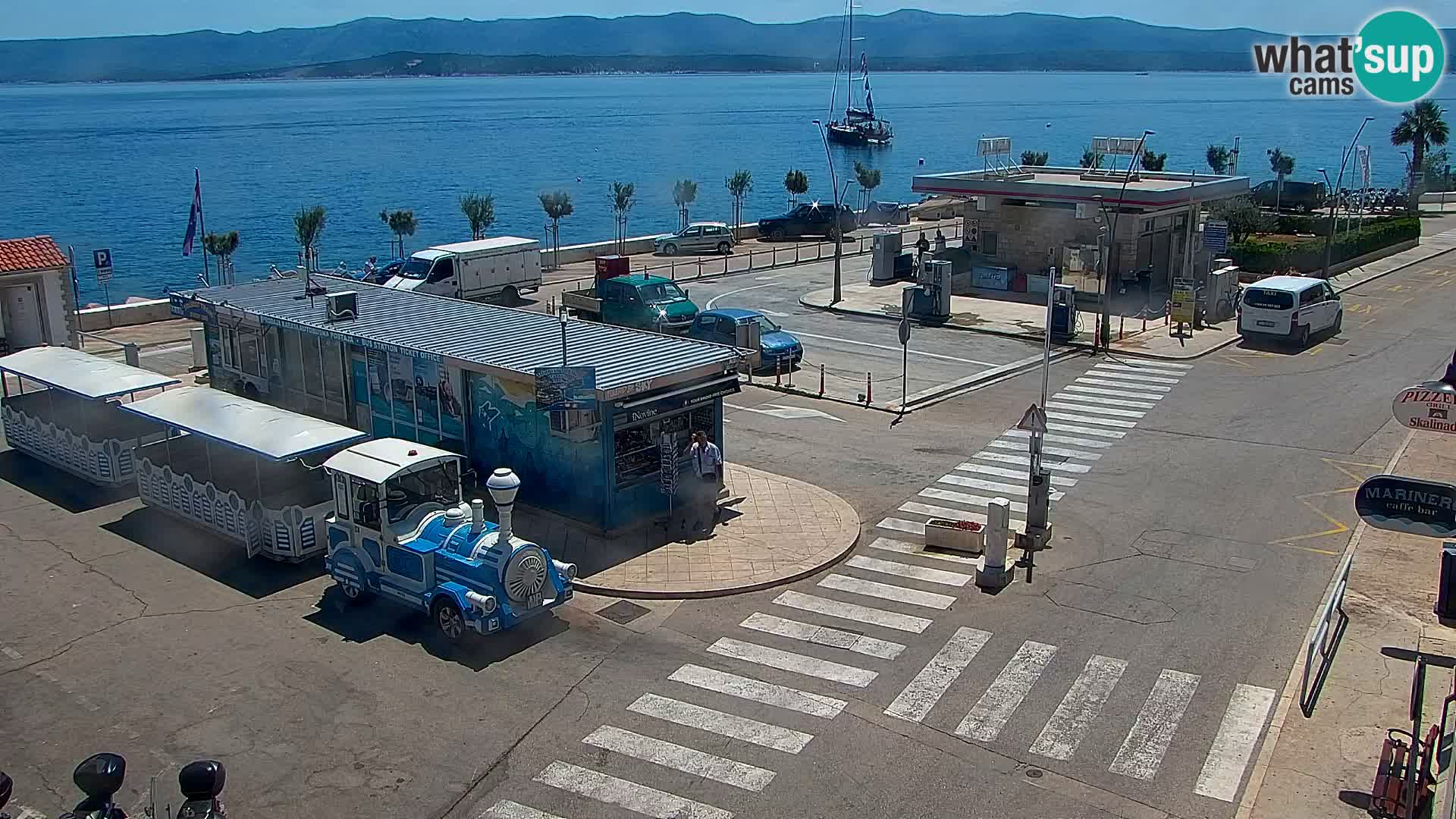 Webcam Bol centre-ville & marina – Vue en direct depuis Bol, île de Brač