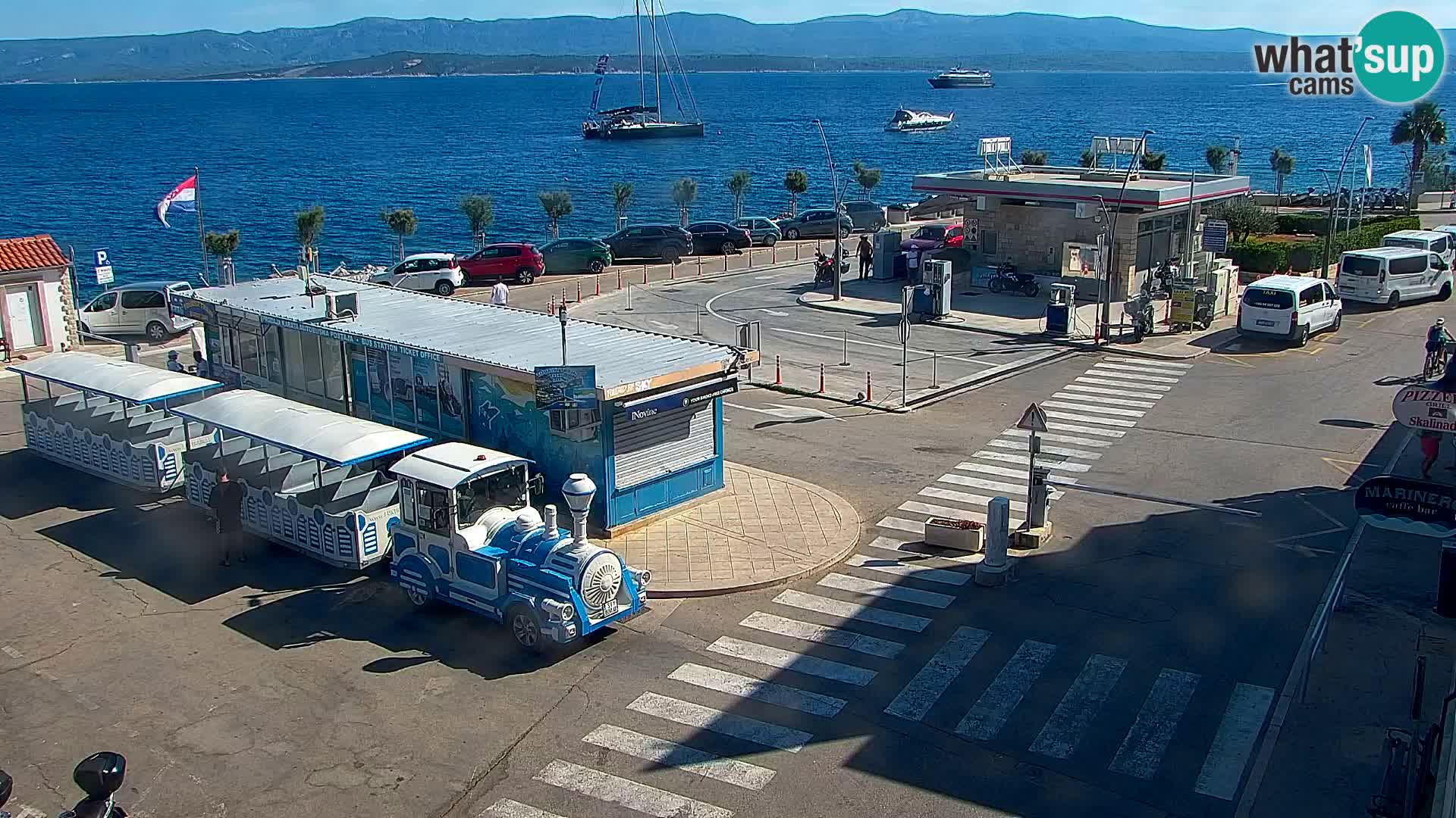 Webcam Bol centre-ville & marina – Vue en direct depuis Bol, île de Brač