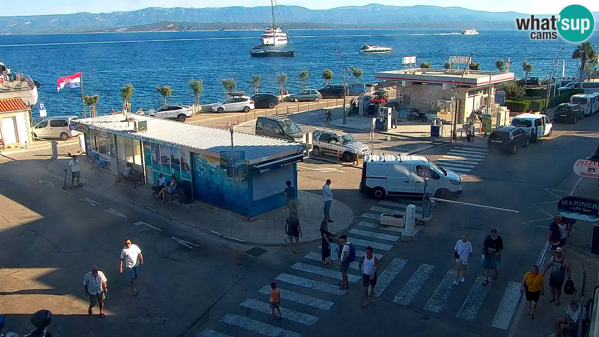 Webcam Bol Centre-Ville & Marina – Vue en direct depuis Bol, île de Brač