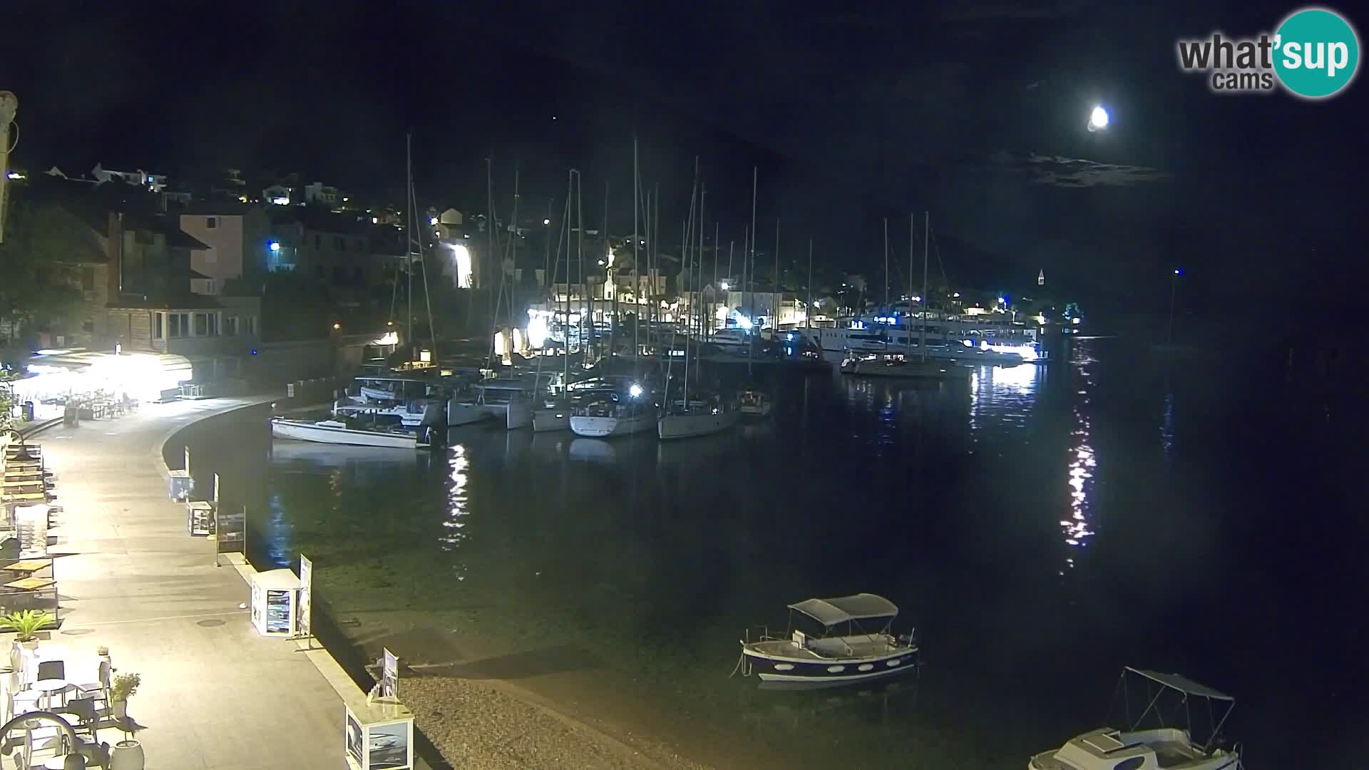 Webcam Bol Hafen & Ortszentrum – Liveblick aus Bol auf der Insel Brač