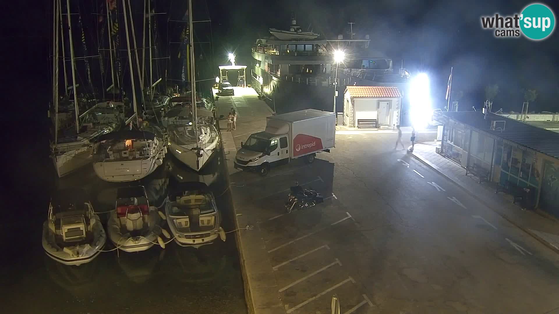 Webcam Bol centre-ville & marina – Vue en direct depuis Bol, île de Brač