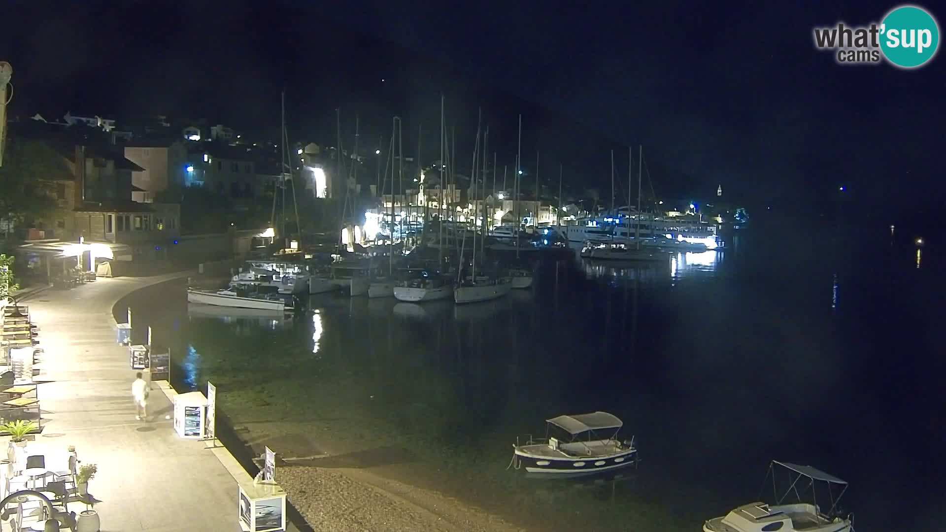 Webcam Bol Centre-Ville & Marina – Vue en direct depuis Bol, île de Brač