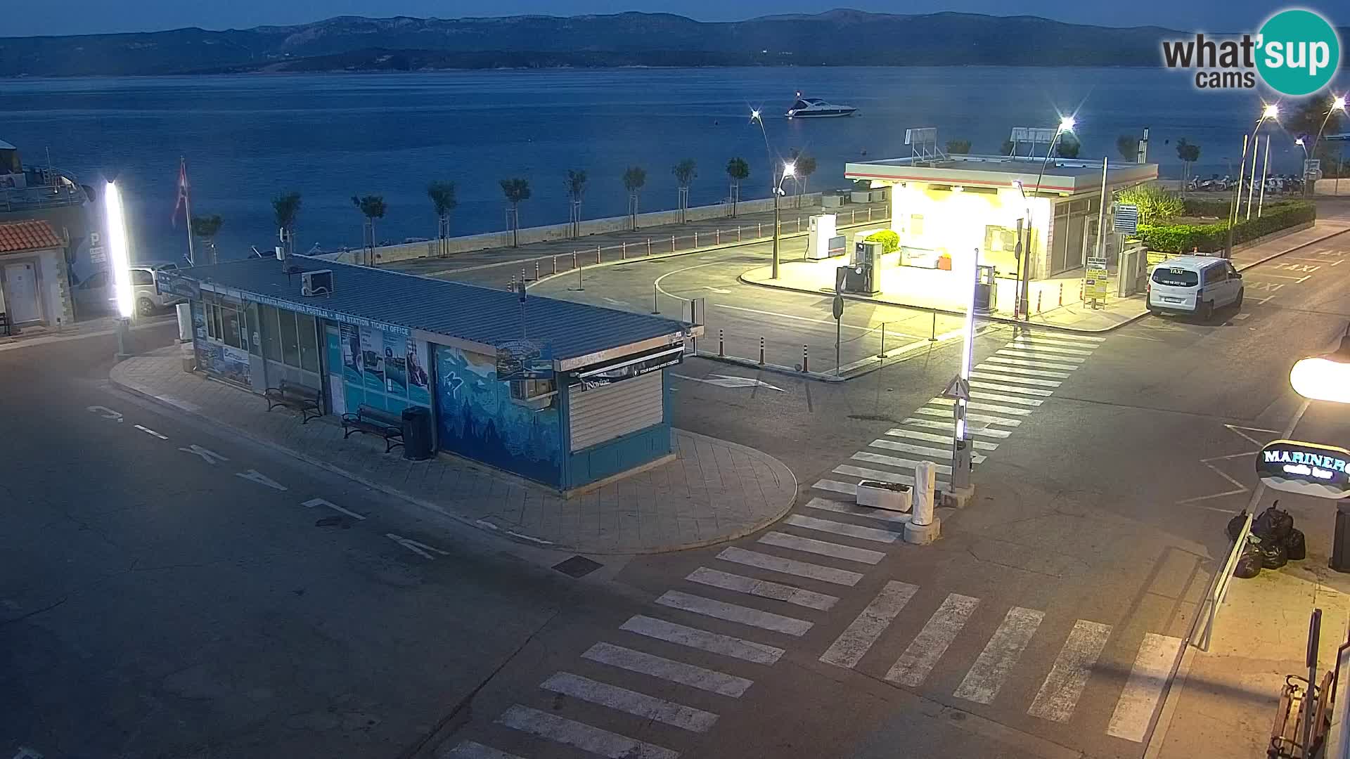 Webcam Bol Centre-Ville & Marina – Vue en direct depuis Bol, île de Brač