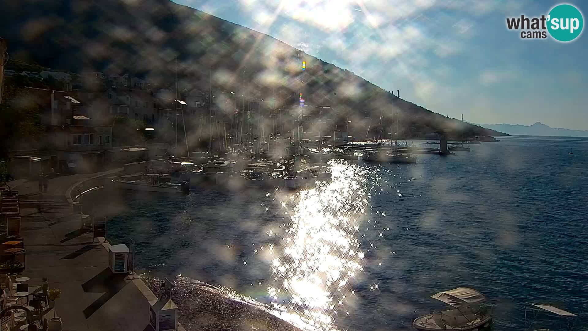 Webcam Bol centre-ville & marina – Vue en direct depuis Bol, île de Brač