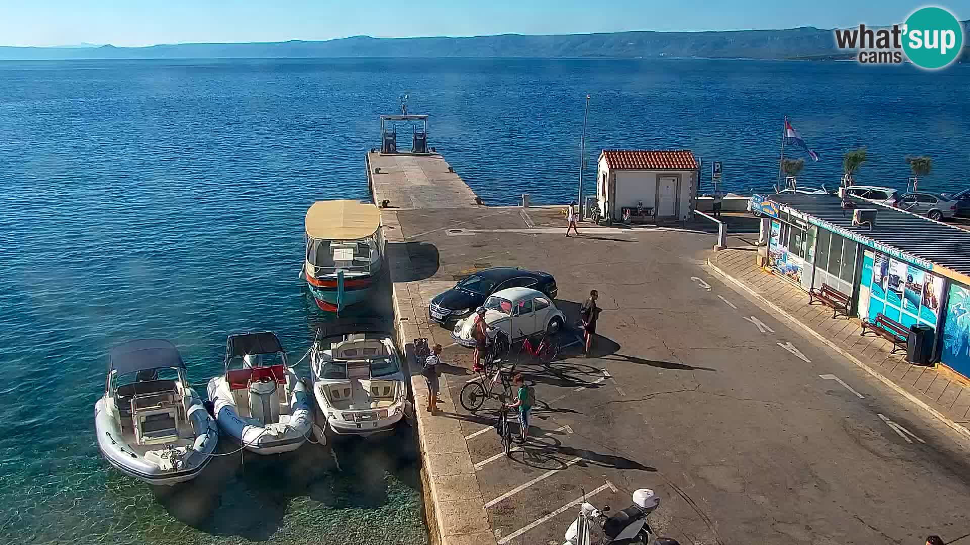 Webcam Bol Hafen & Ortszentrum – Liveblick aus Bol auf der Insel Brač
