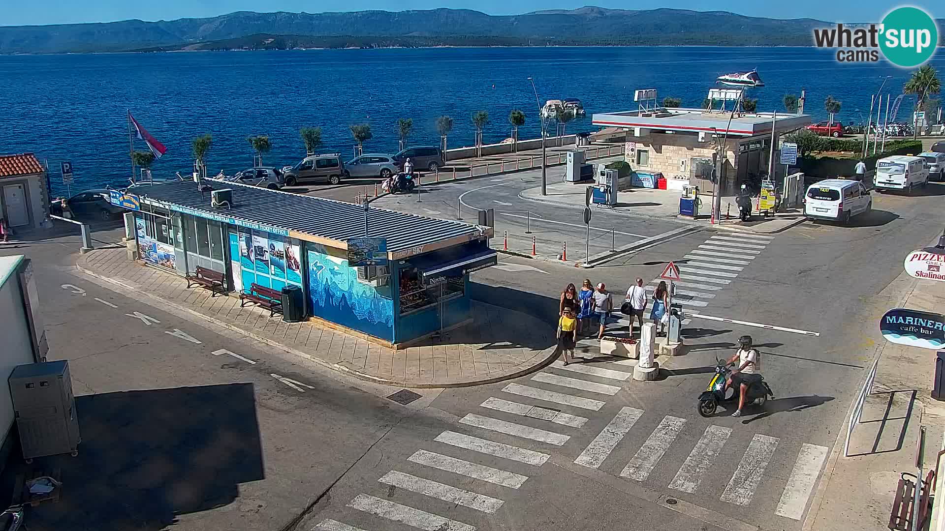 Webcam Bol centre-ville & marina – Vue en direct depuis Bol, île de Brač