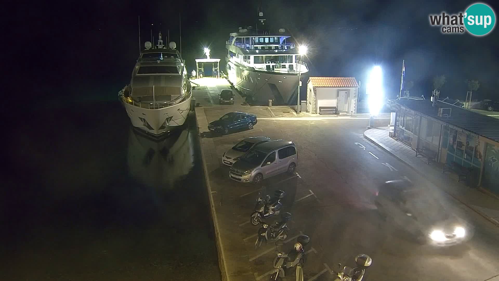 Webcam Bol centre-ville & marina – Vue en direct depuis Bol, île de Brač