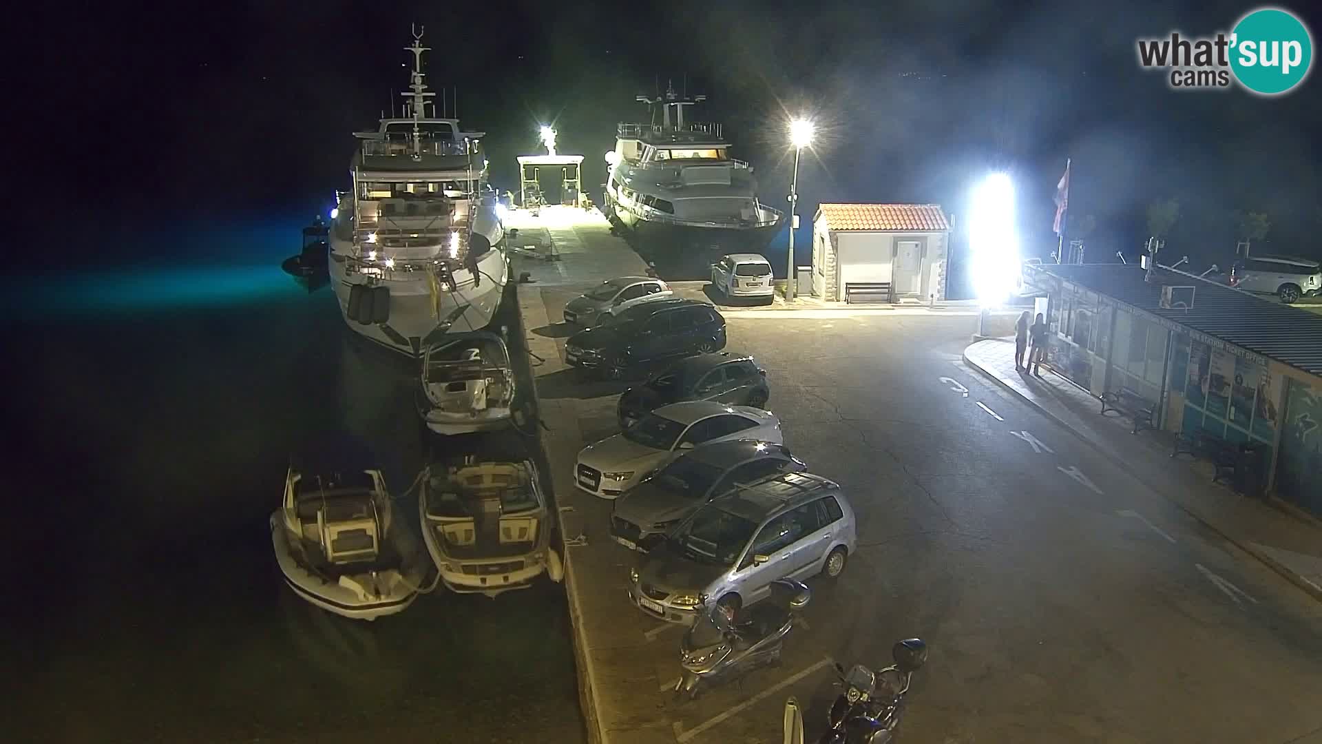 Webcam Bol Hafen & Ortszentrum – Liveblick aus Bol auf der Insel Brač