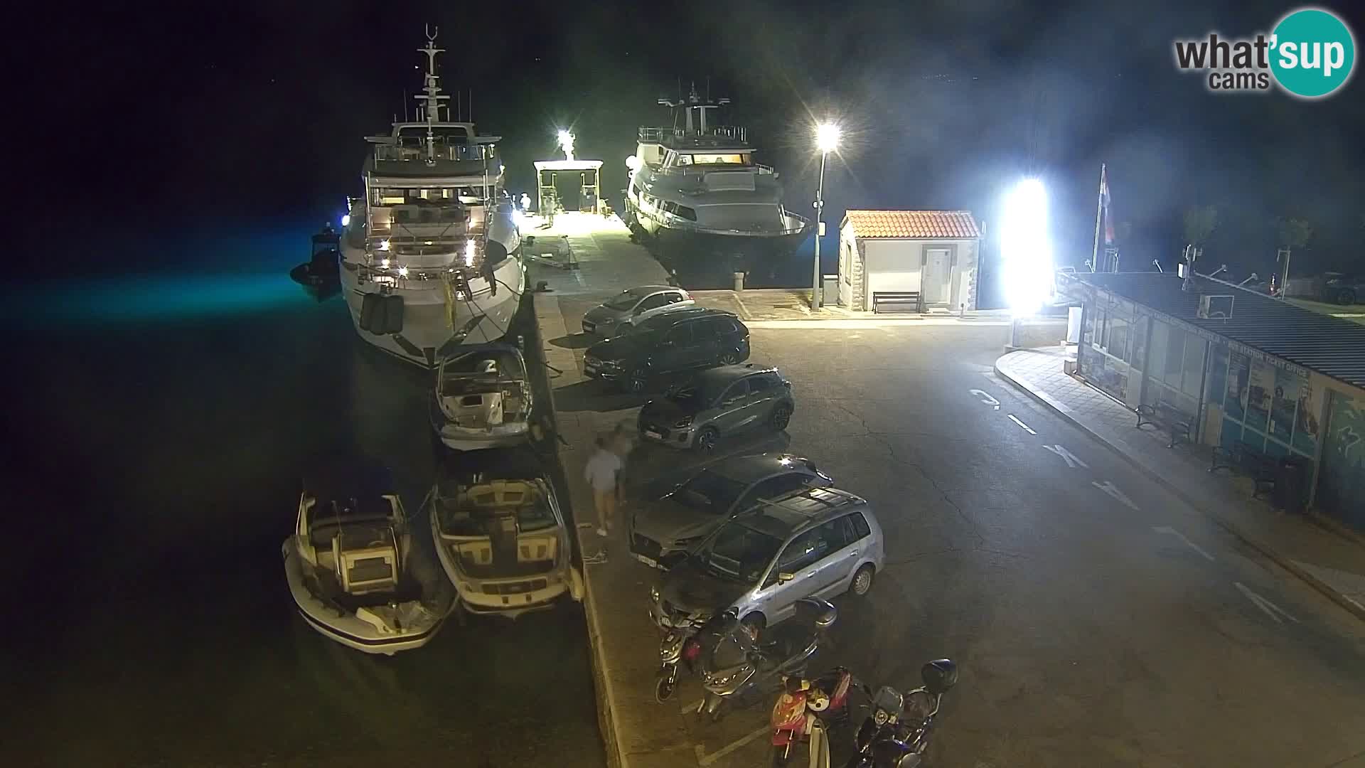 Webcam Bol centre-ville & marina – Vue en direct depuis Bol, île de Brač