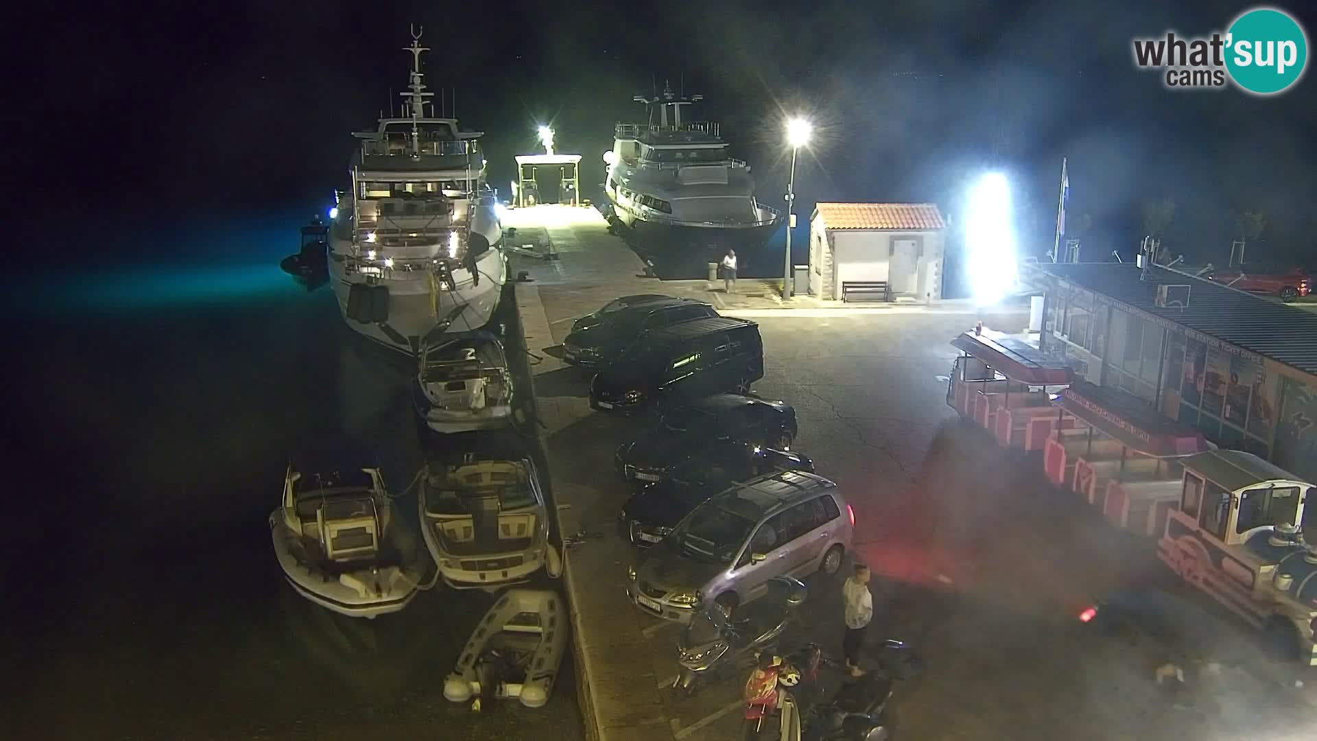 Webcam Bol Centre-Ville & Marina – Vue en direct depuis Bol, île de Brač
