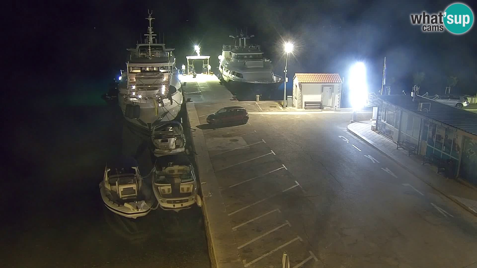 Webcam Bol Hafen & Ortszentrum – Liveblick aus Bol auf der Insel Brač