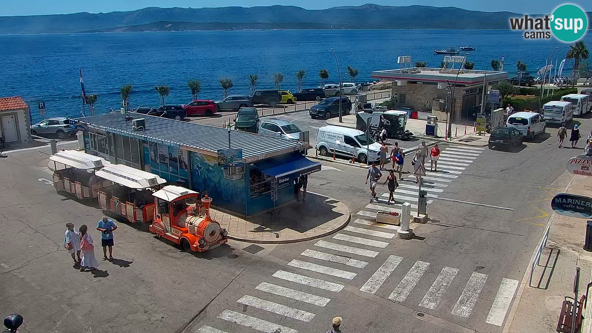 Webcam Bol Centro e Marina – Vista live dal porto di Bol