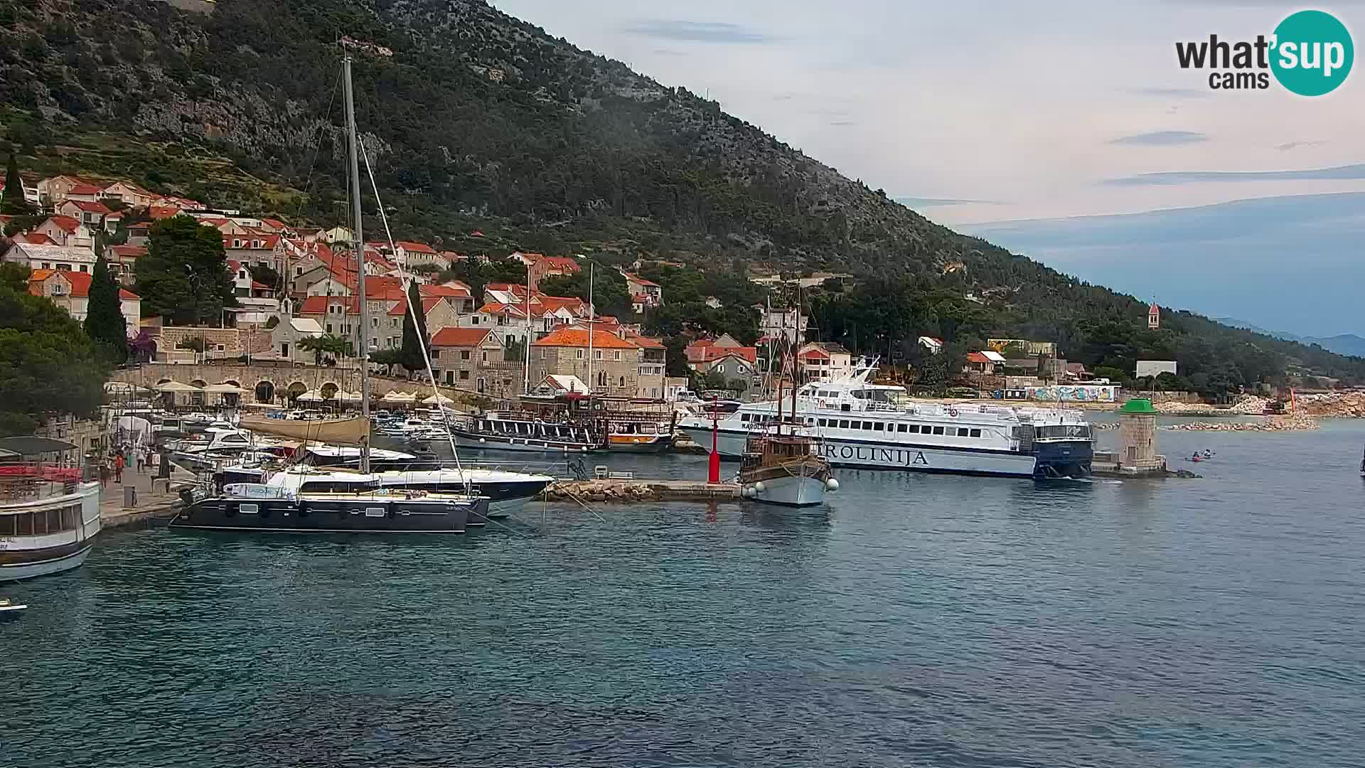 Webcam Bol Town Center & Marina – Live View from Bol, Brač