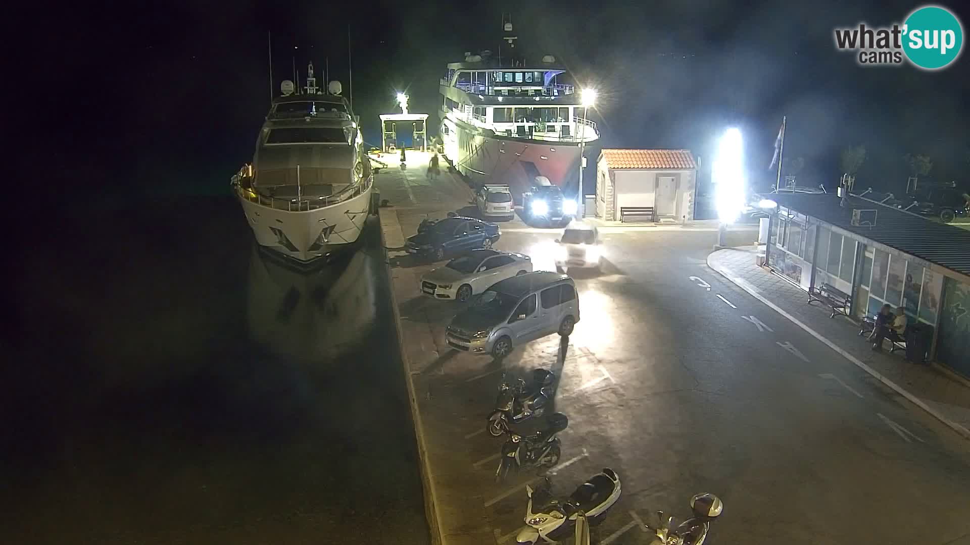 Webcam Bol centre-ville & marina – Vue en direct depuis Bol, île de Brač