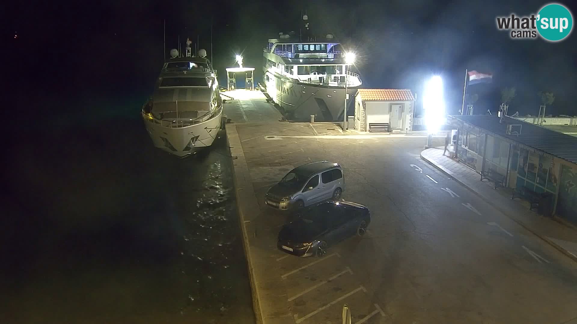 Webcam Bol Hafen & Ortszentrum – Liveblick aus Bol auf der Insel Brač