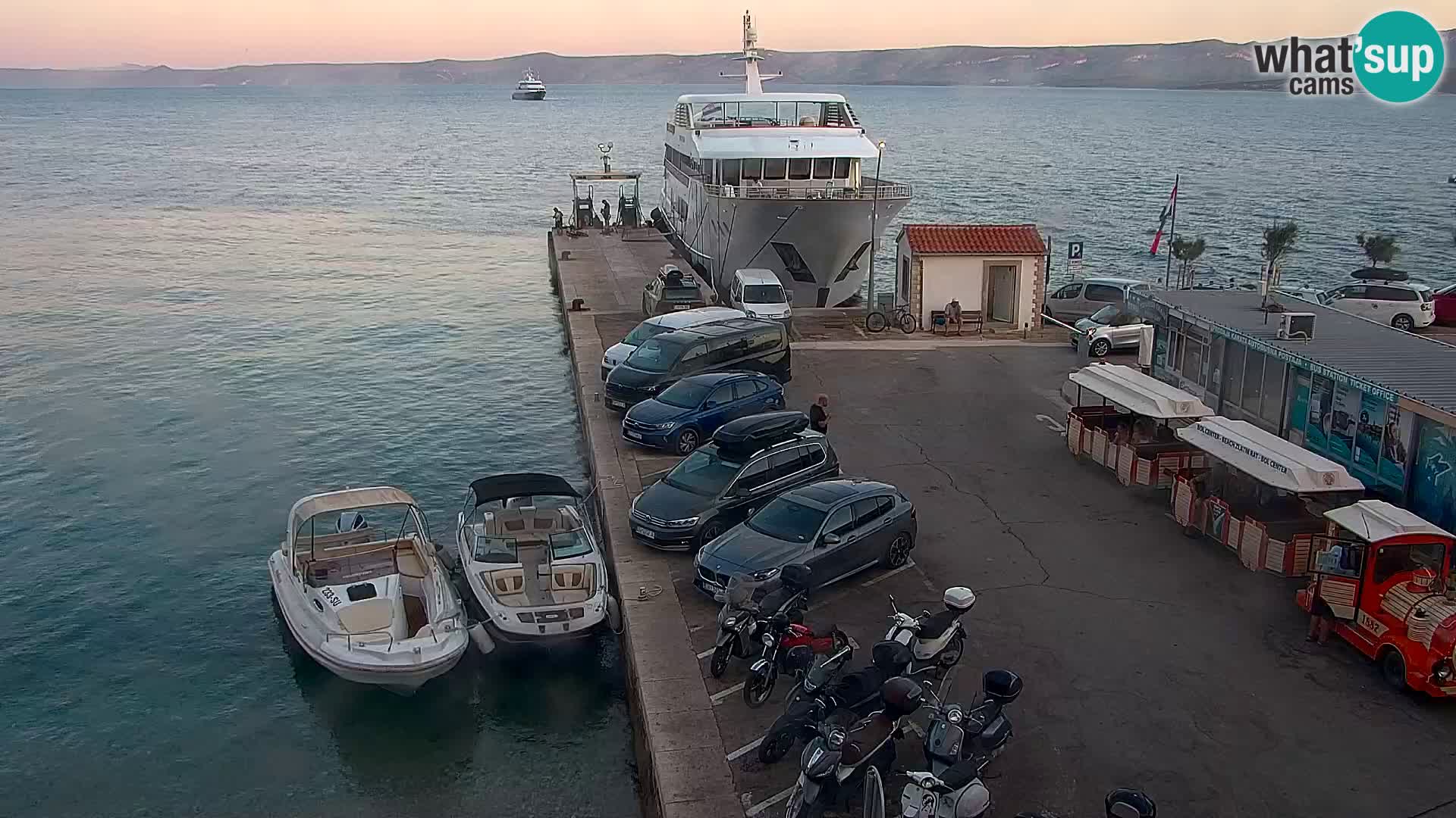 Webcam Bol Centre-Ville & Marina – Vue en direct depuis Bol, île de Brač