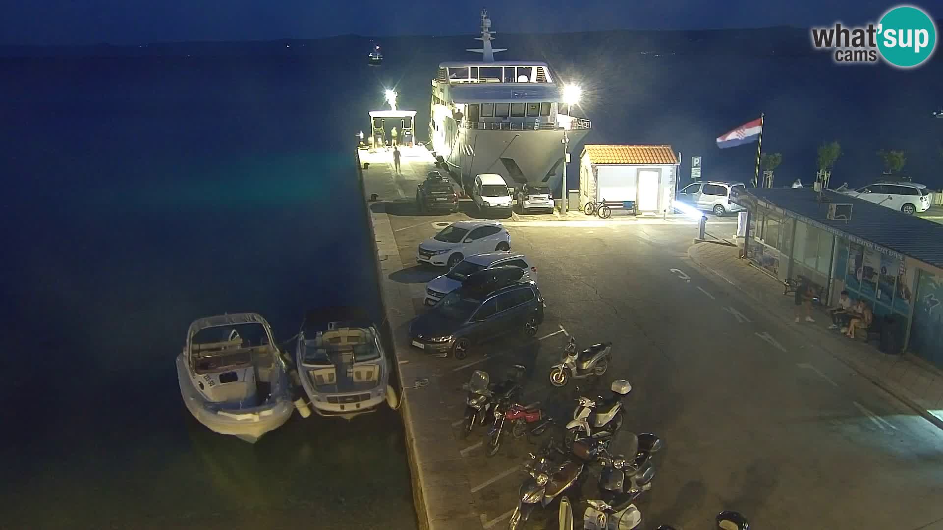 Webcam Bol Centre-Ville & Marina – Vue en direct depuis Bol, île de Brač