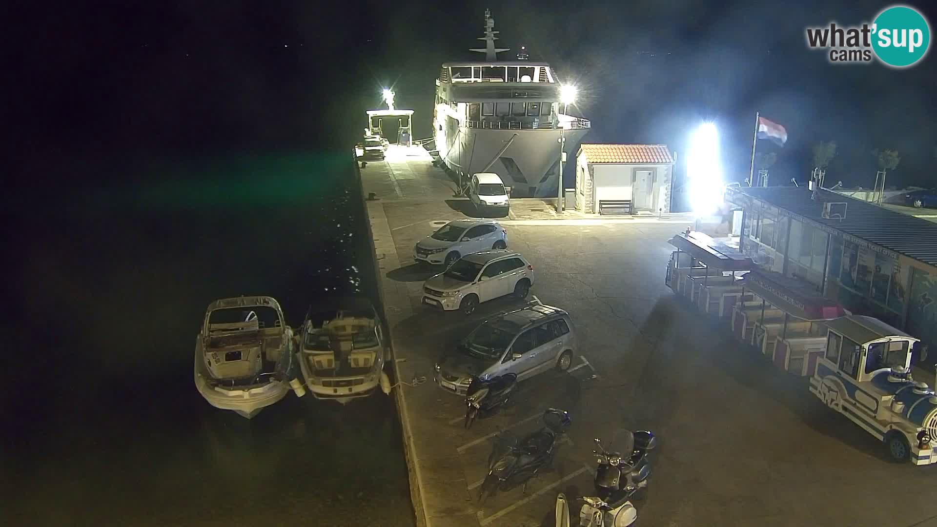 Webcam Bol centre-ville & marina – Vue en direct depuis Bol, île de Brač