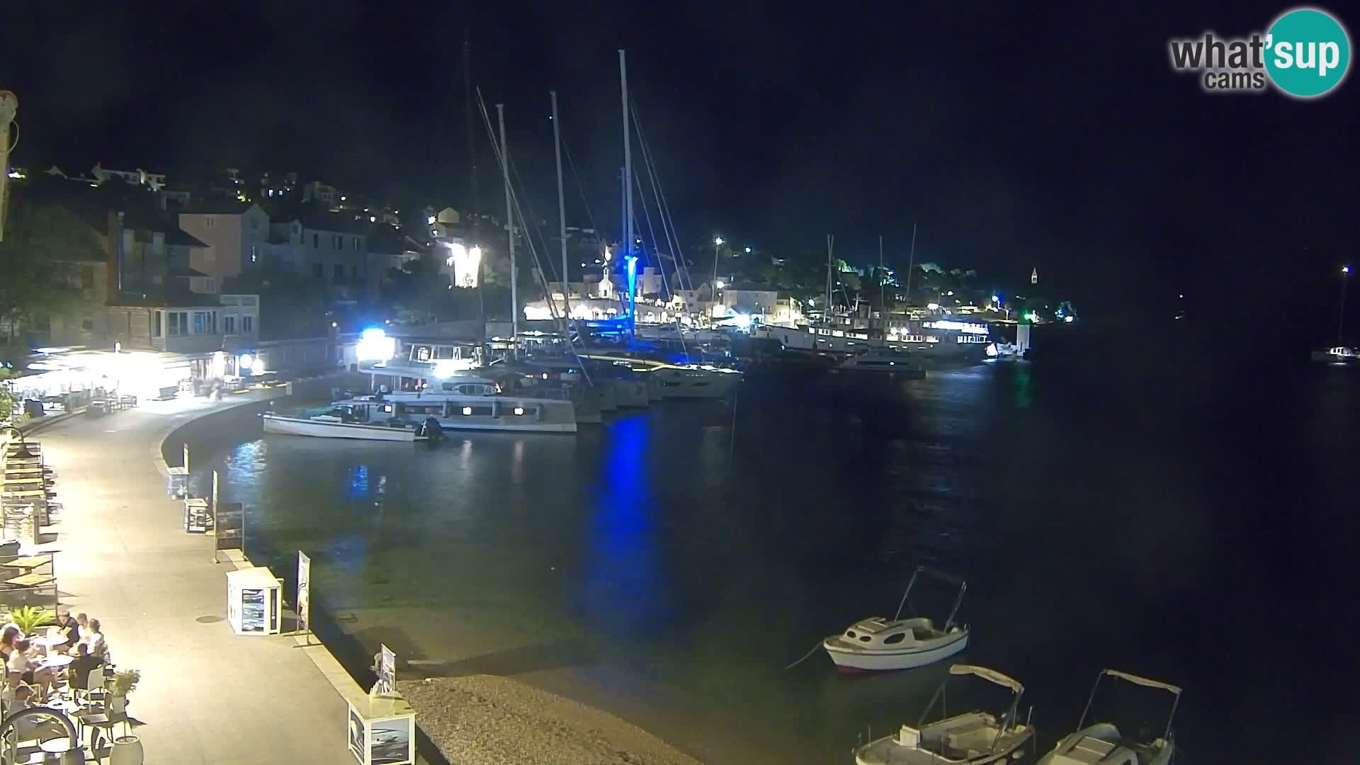 Webcam Bol centre-ville & marina – Vue en direct depuis Bol, île de Brač