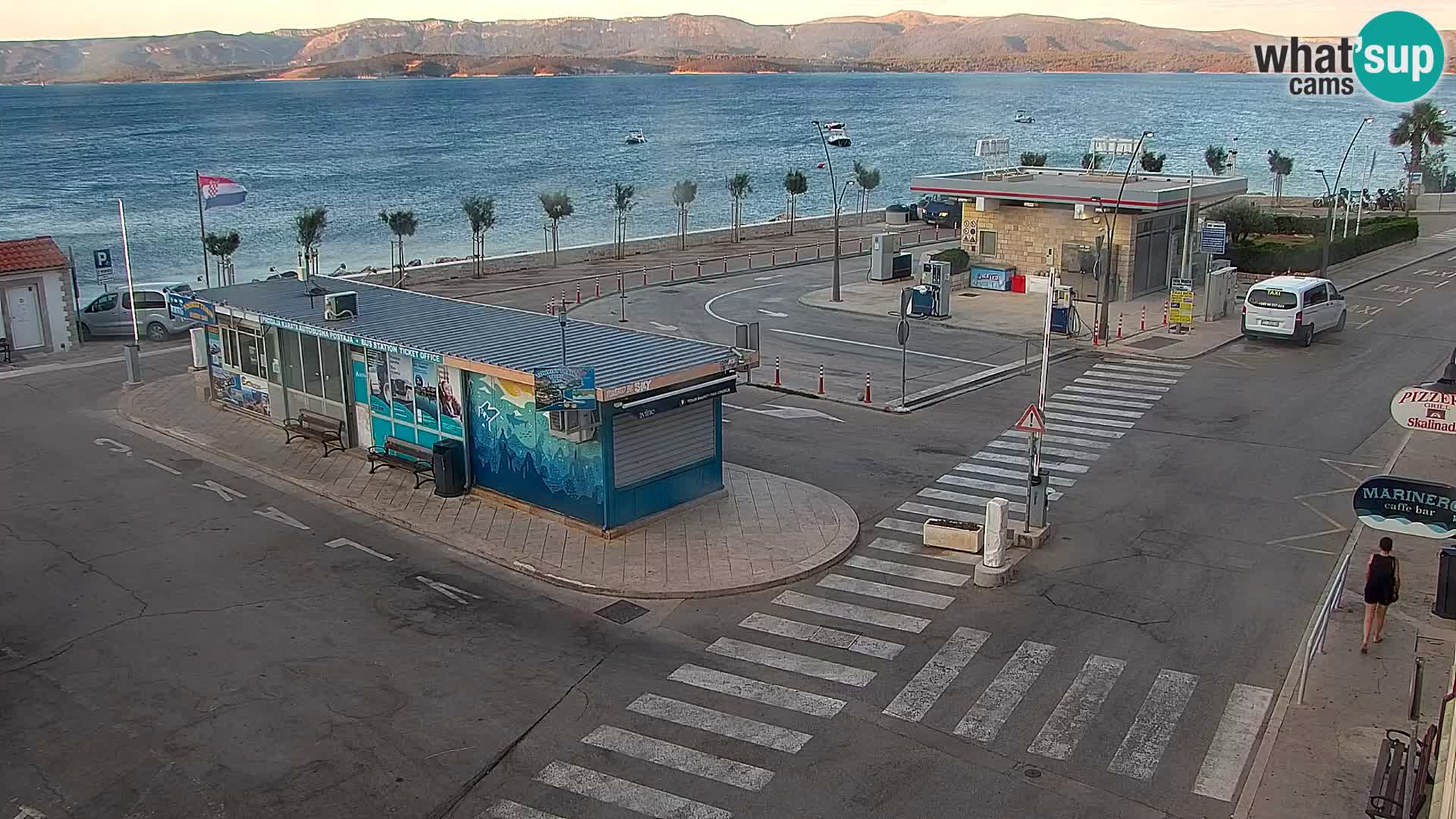 Webcam Bol Hafen & Ortszentrum – Liveblick aus Bol auf der Insel Brač
