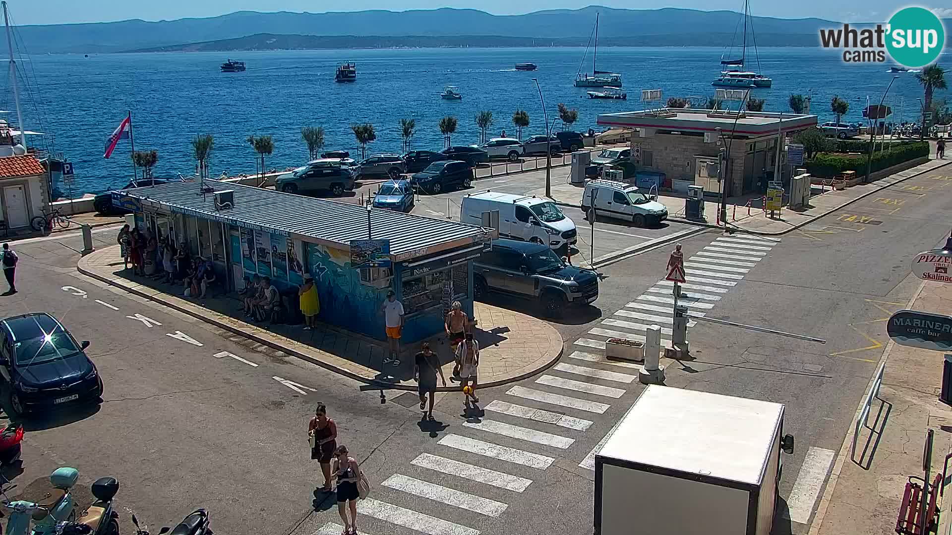 Webcam Bol Town Center & Marina – Live View from Bol, Brač