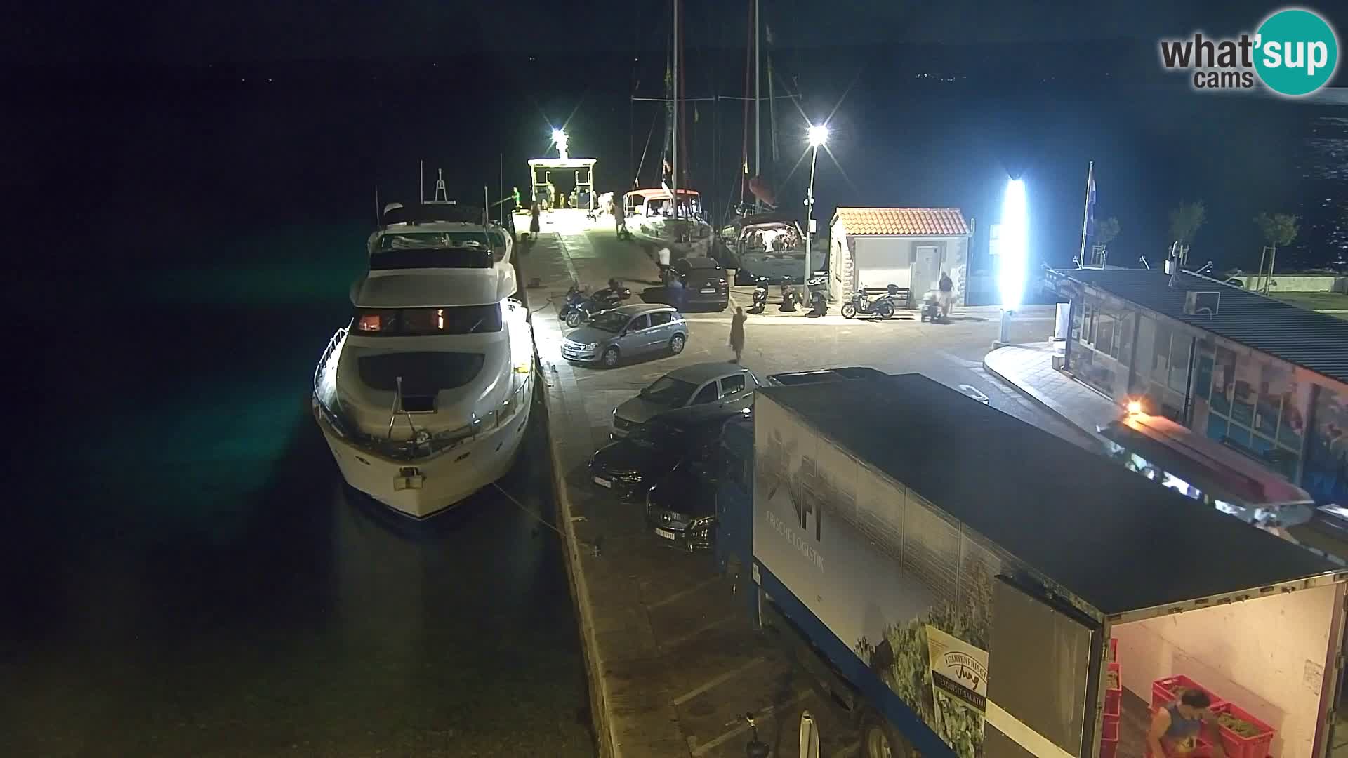 Webcam Bol Hafen & Ortszentrum – Liveblick aus Bol auf der Insel Brač