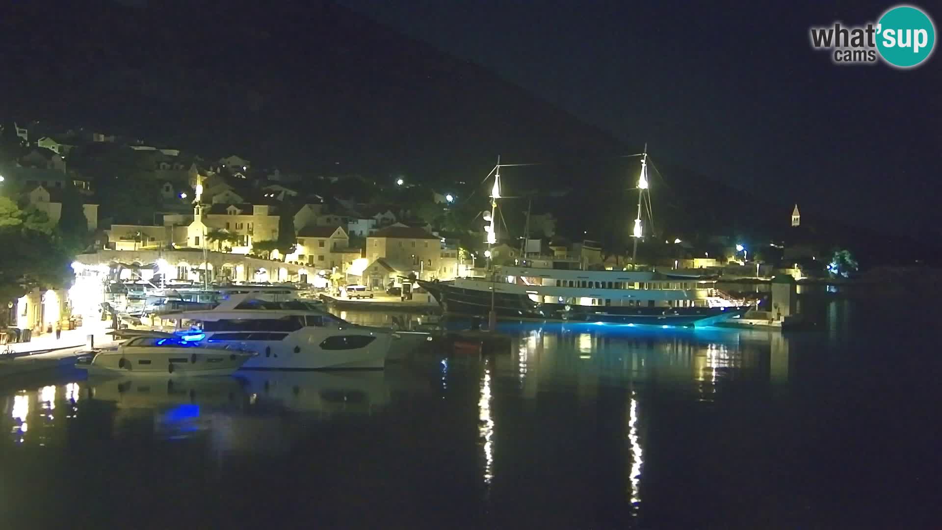 Webcam Bol Centre-Ville & Marina – Vue en direct depuis Bol, île de Brač