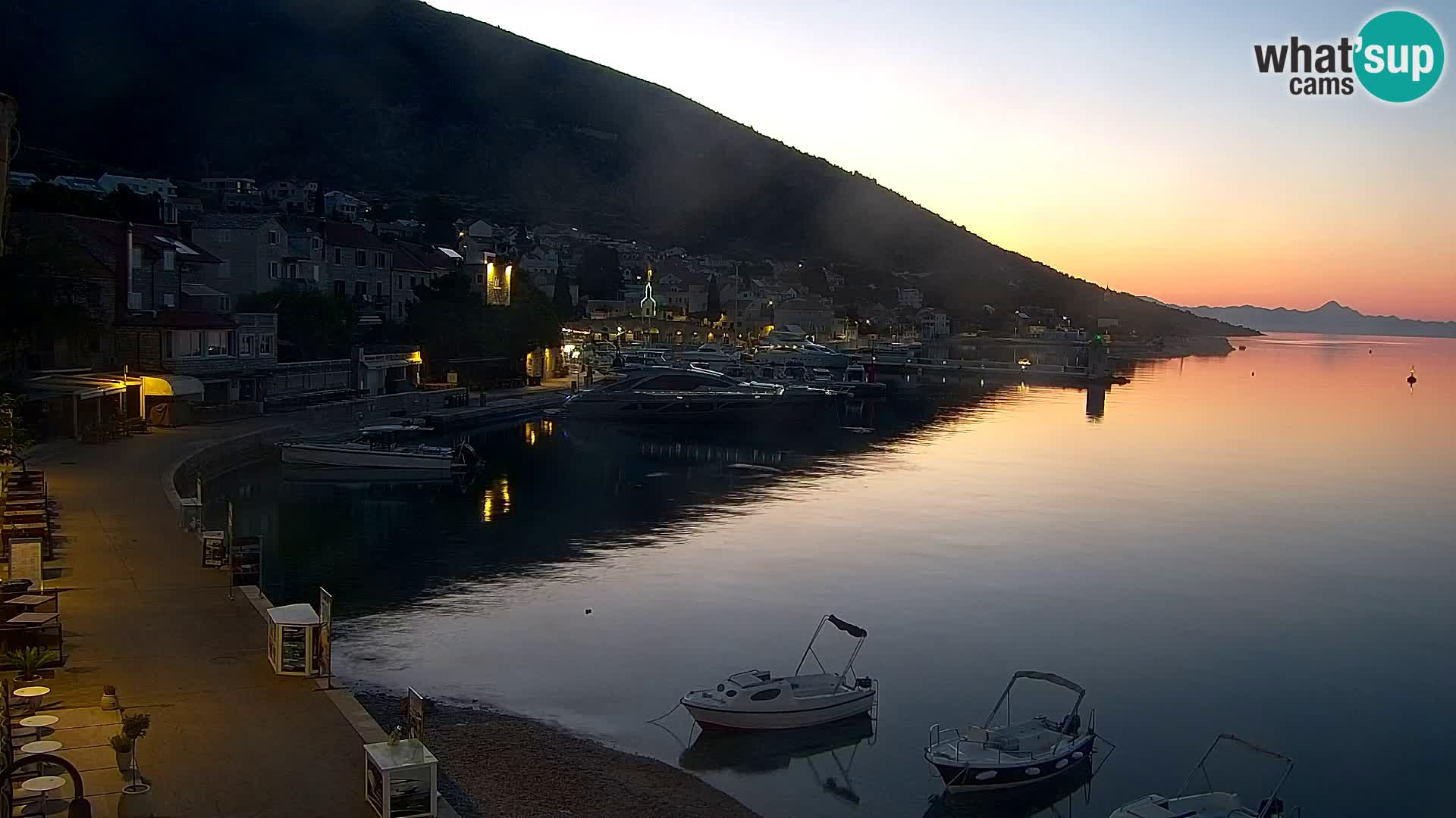 Webcam Bol Hafen & Ortszentrum – Liveblick aus Bol auf der Insel Brač