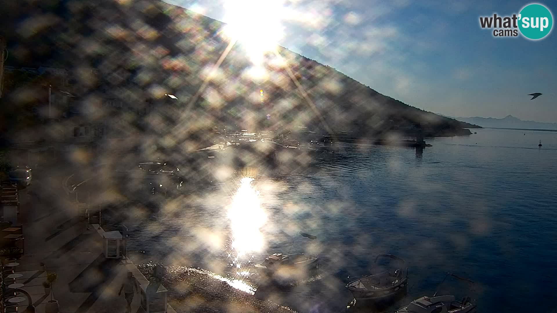 Webcam Bol Centre-Ville & Marina – Vue en direct depuis Bol, île de Brač