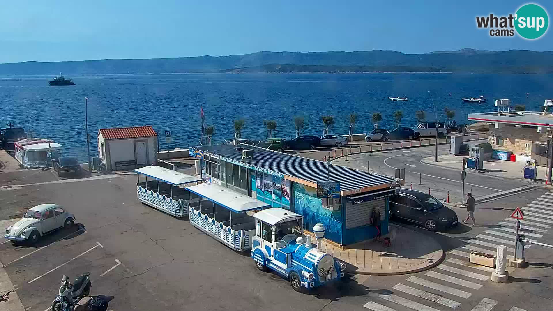 Webcam Bol centre-ville & marina – Vue en direct depuis Bol, île de Brač