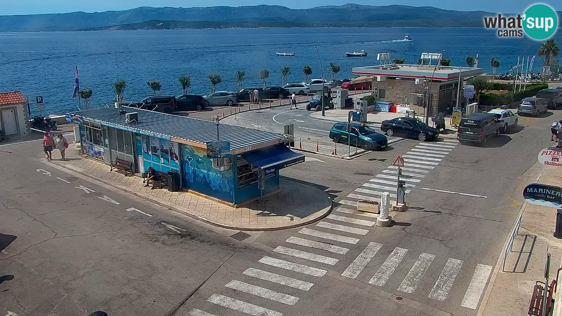 Webcam Bol centre-ville & marina – Vue en direct depuis Bol, île de Brač