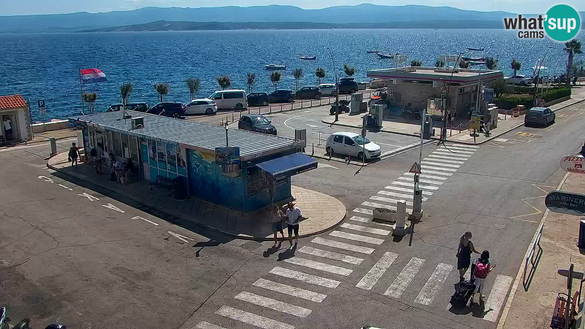 Webcam Bol Centre-Ville & Marina – Vue en direct depuis Bol, île de Brač