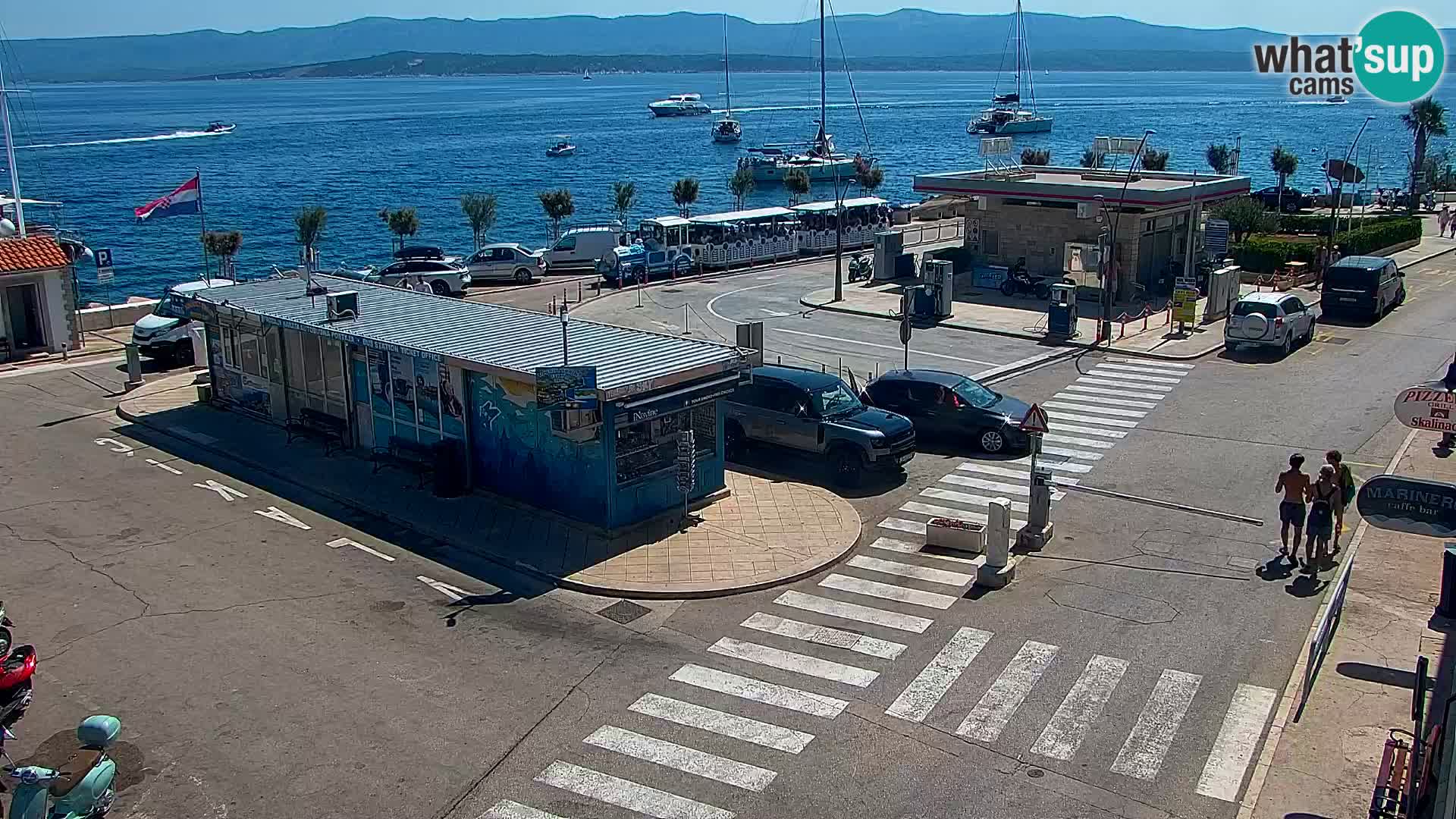 Webcam Bol centre-ville & marina – Vue en direct depuis Bol, île de Brač