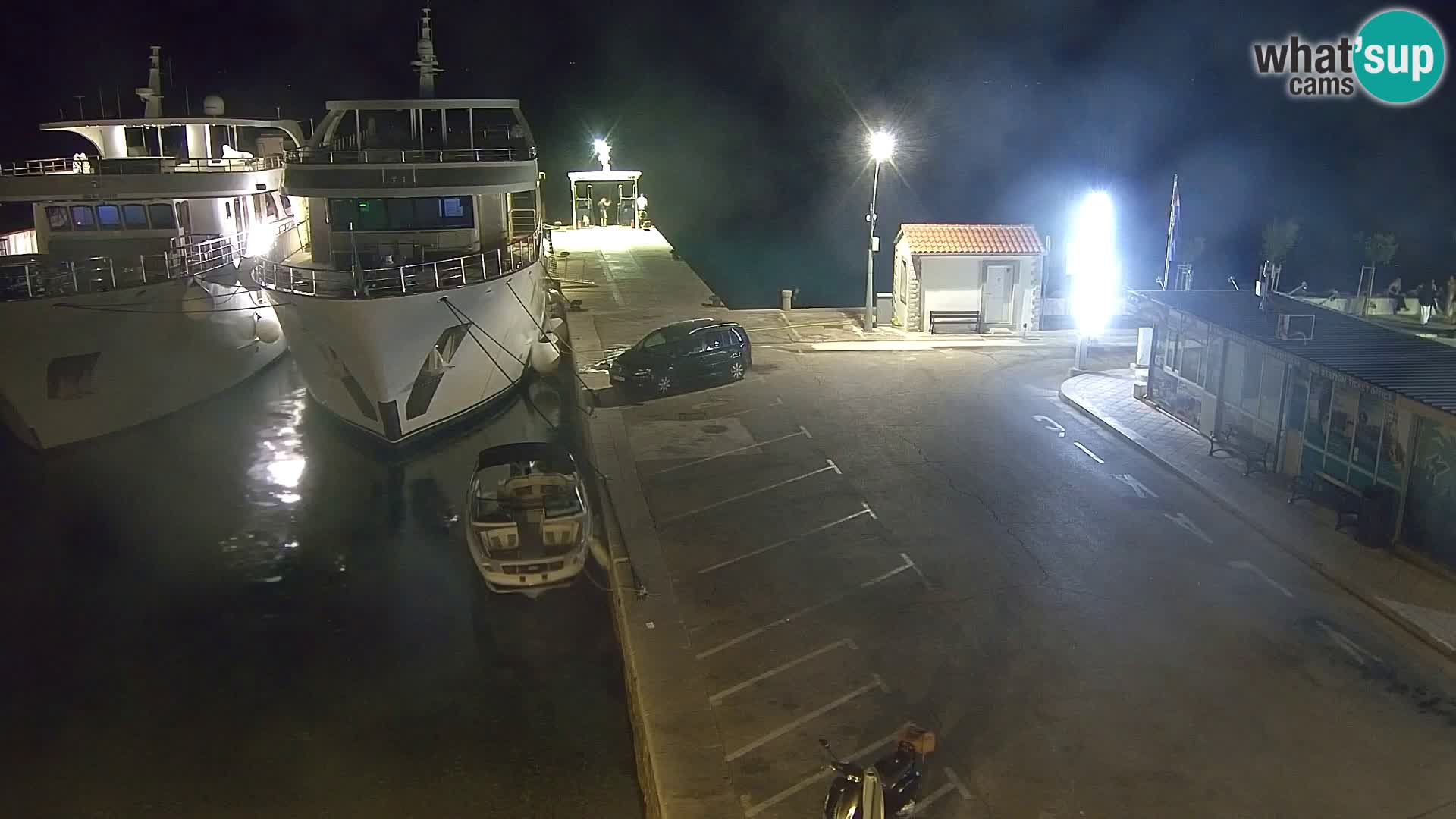 Webcam Bol Centre-Ville & Marina – Vue en direct depuis Bol, île de Brač