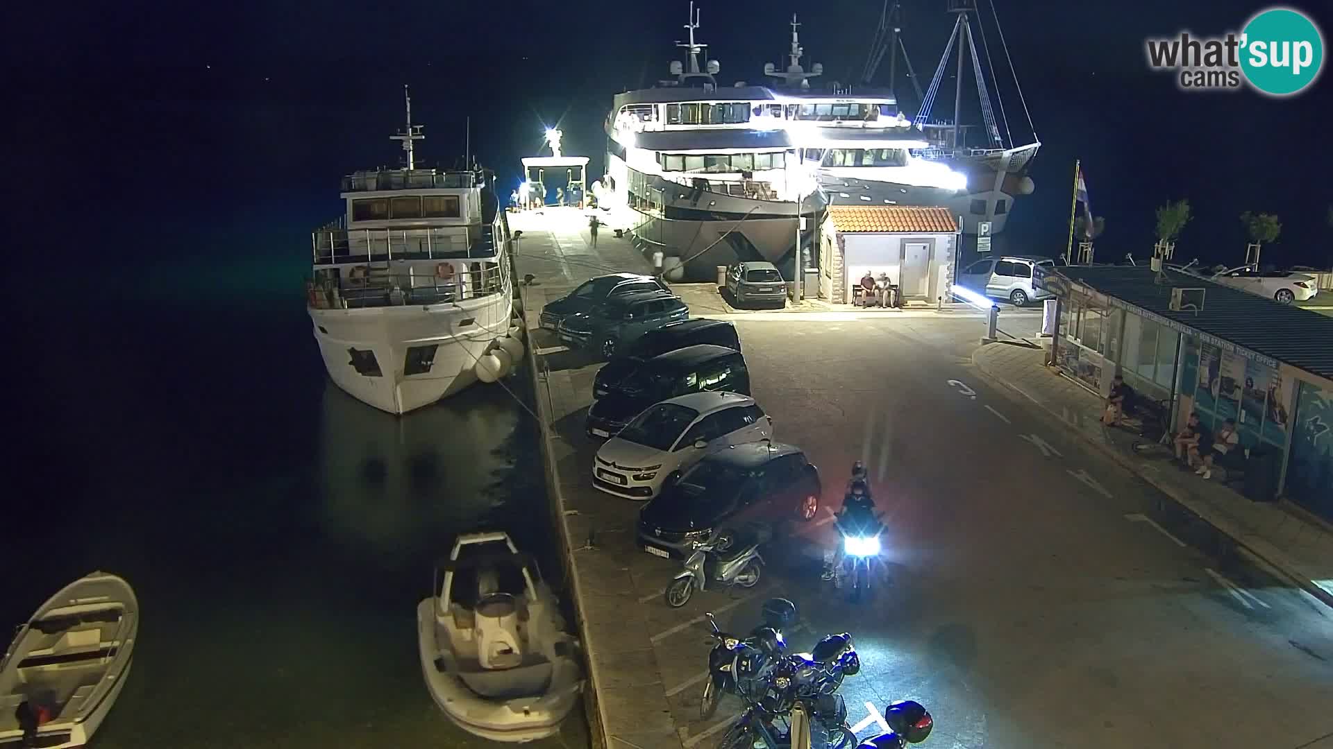 Webcam Bol Hafen & Ortszentrum – Liveblick aus Bol auf der Insel Brač