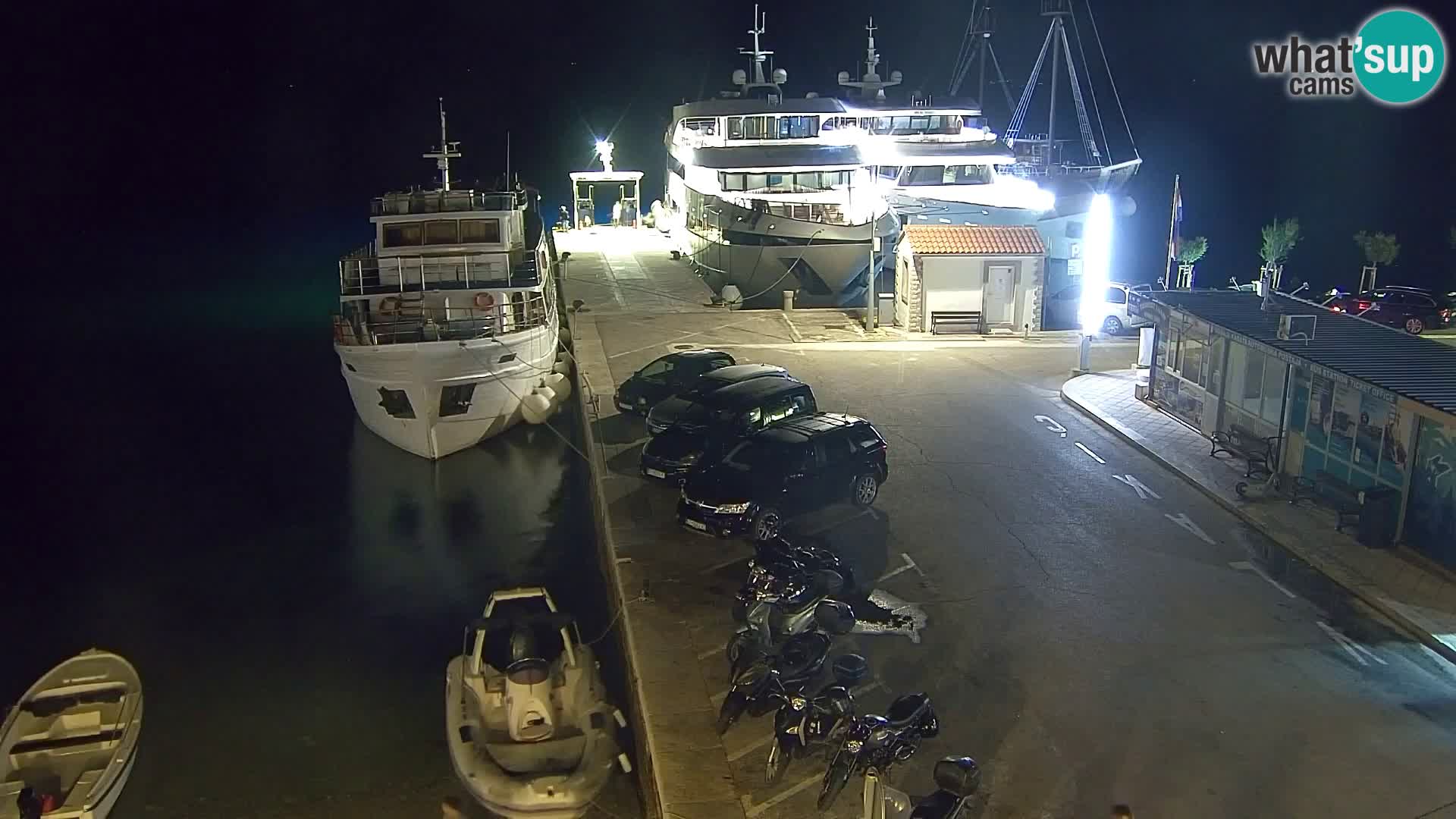 Webcam Bol Centre-Ville & Marina – Vue en direct depuis Bol, île de Brač