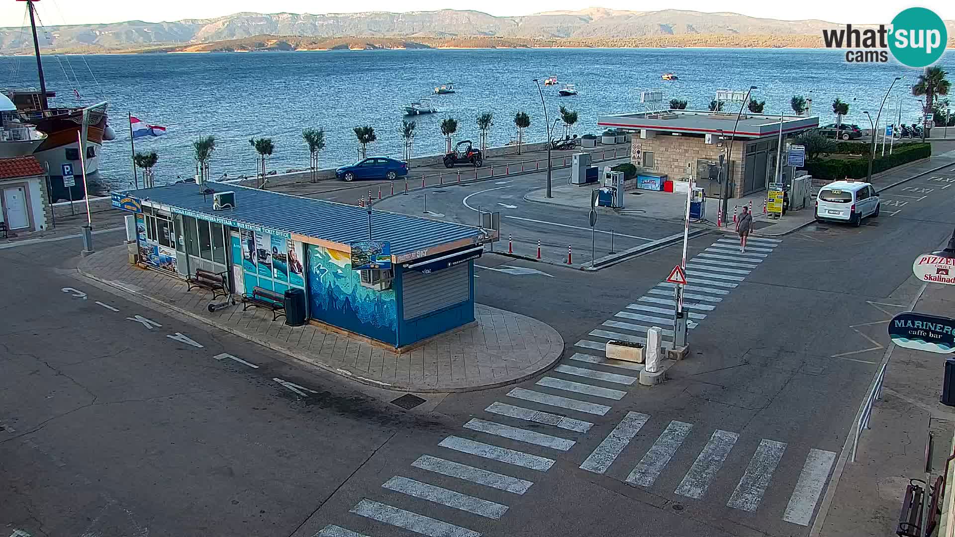 Webcam Bol centre-ville & marina – Vue en direct depuis Bol, île de Brač