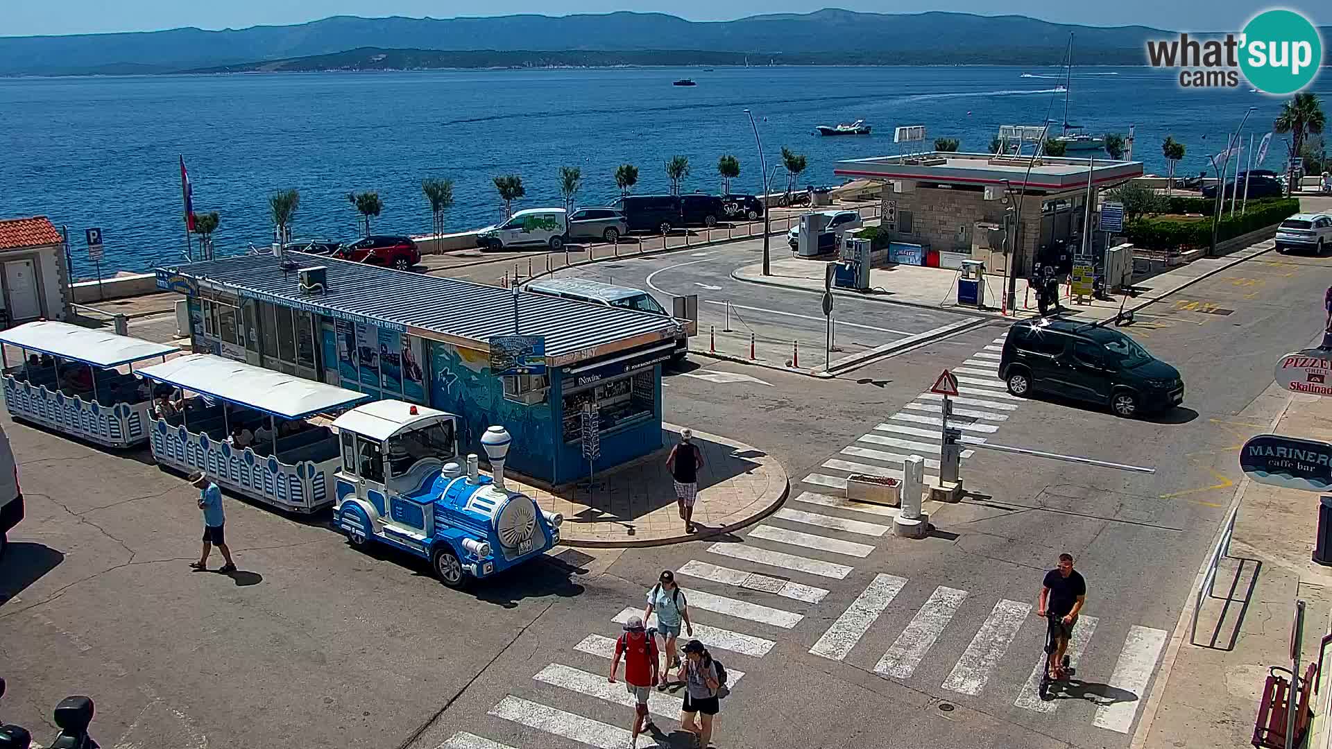 Webcam Bol Centro e Marina – Vista live dal porto di Bol
