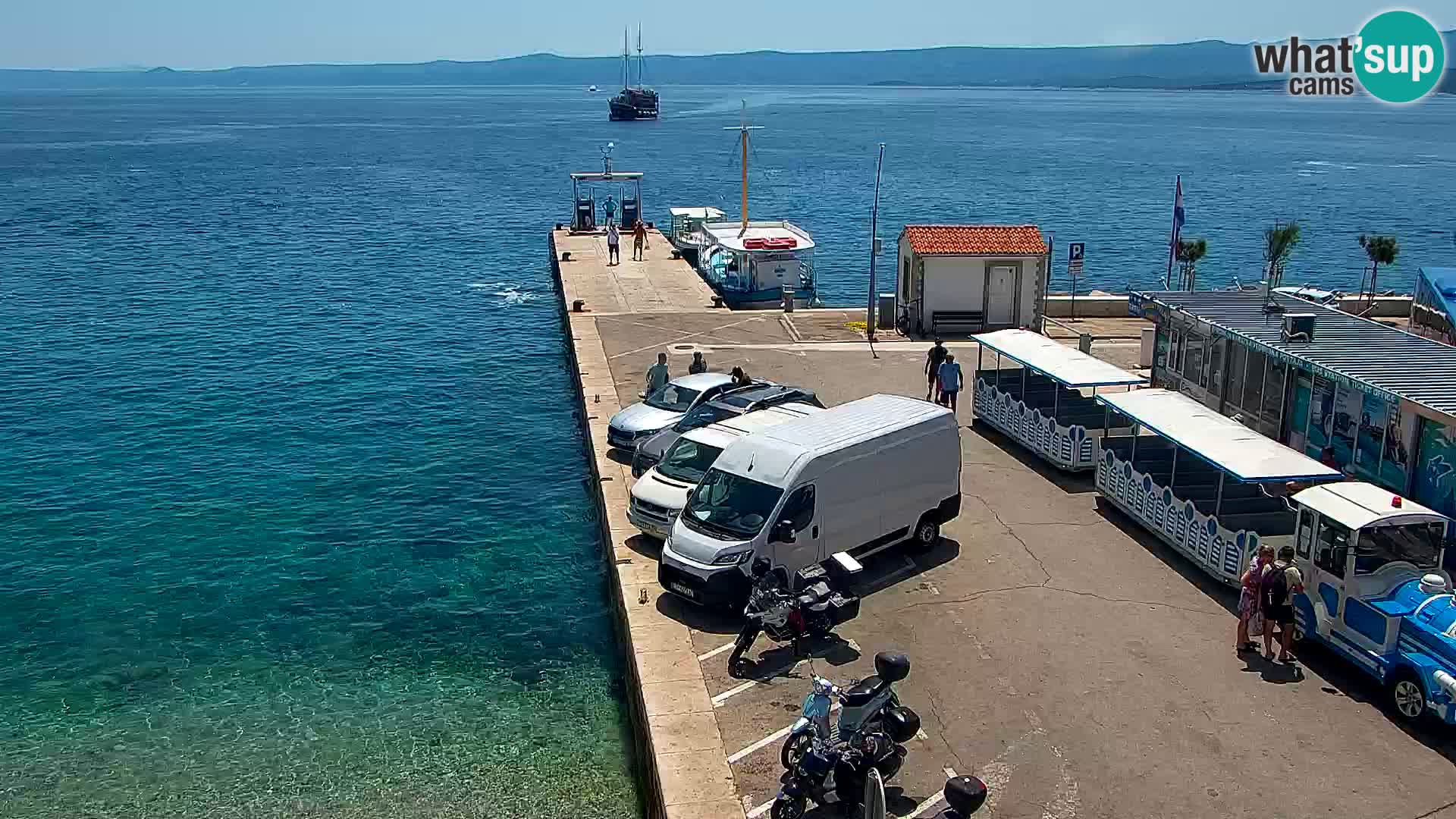 Webcam Bol centre-ville & marina – Vue en direct depuis Bol, île de Brač