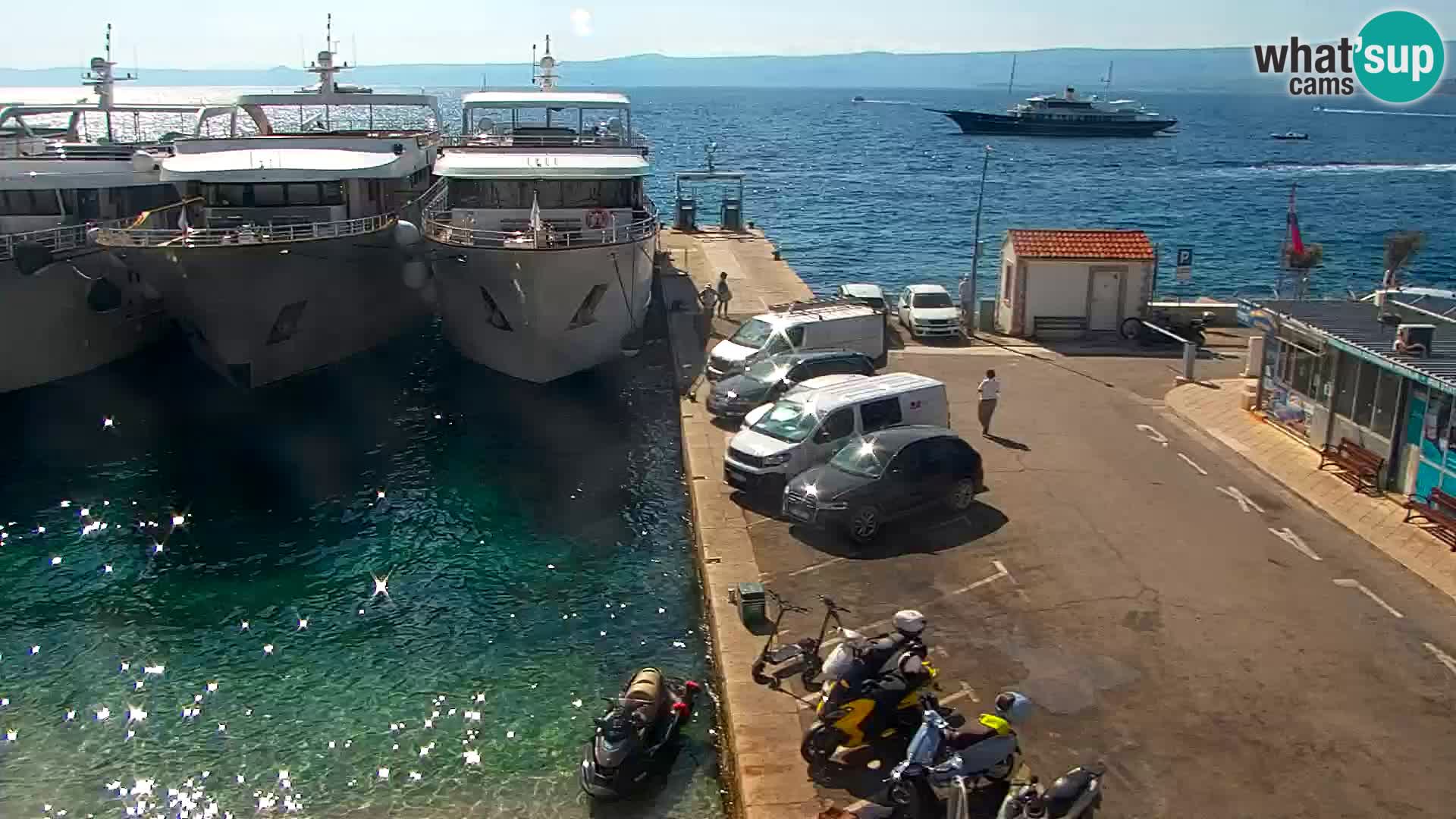 Webcam Bol Hafen & Ortszentrum – Liveblick aus Bol auf der Insel Brač