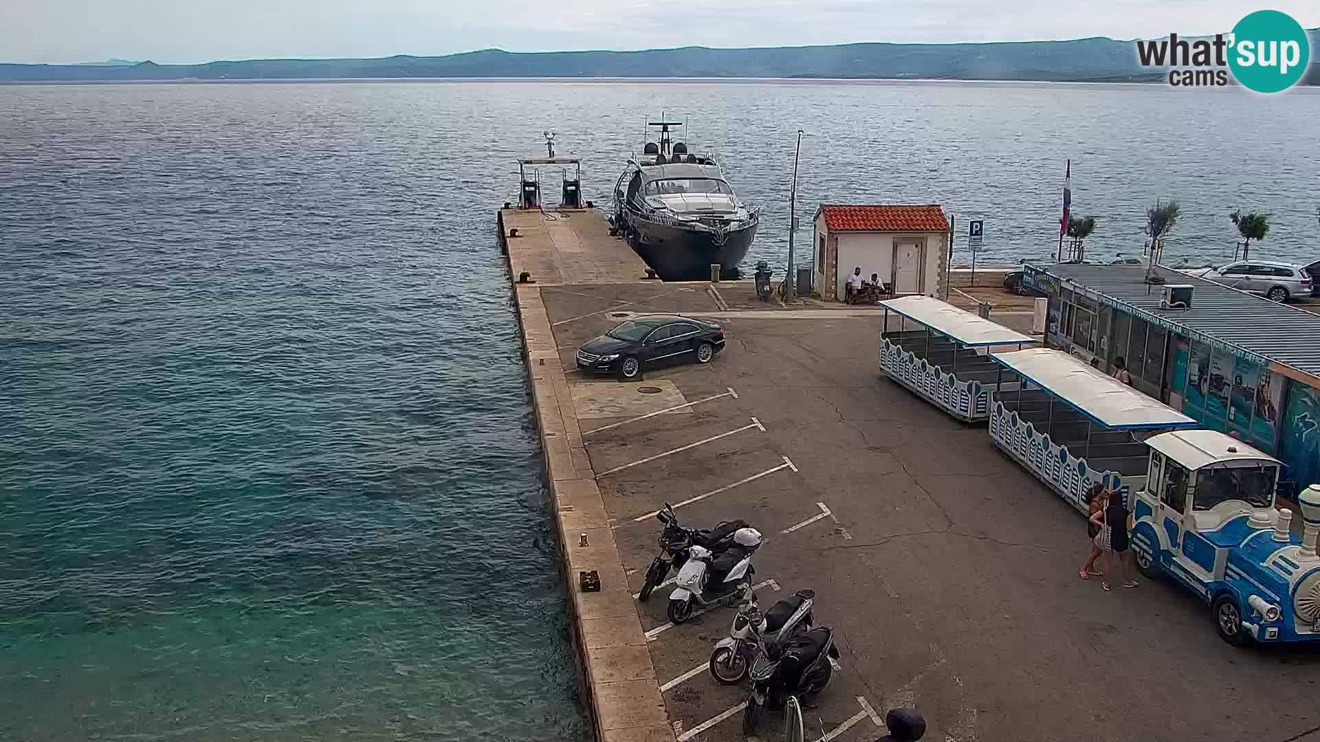 Webcam Bol centre-ville & marina – Vue en direct depuis Bol, île de Brač