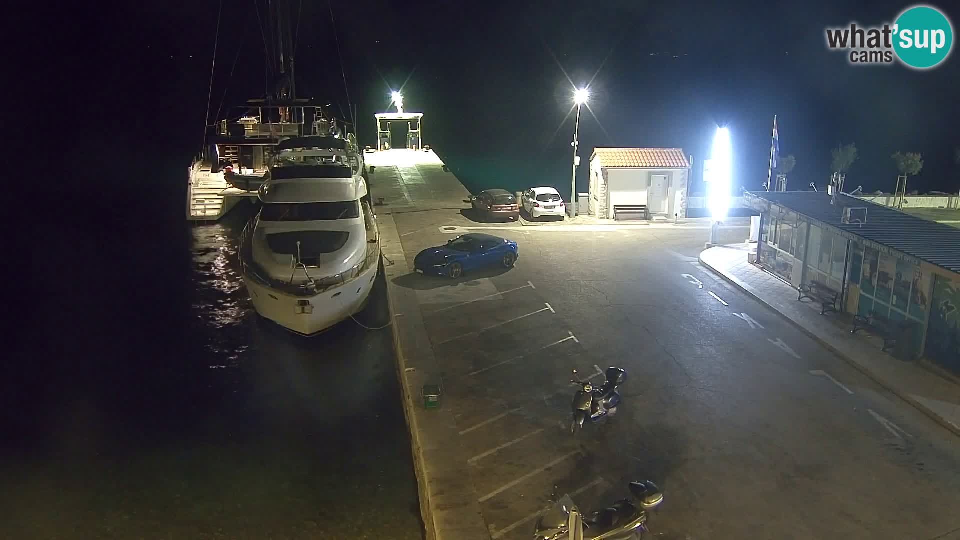 Webcam Bol Centre-Ville & Marina – Vue en direct depuis Bol, île de Brač