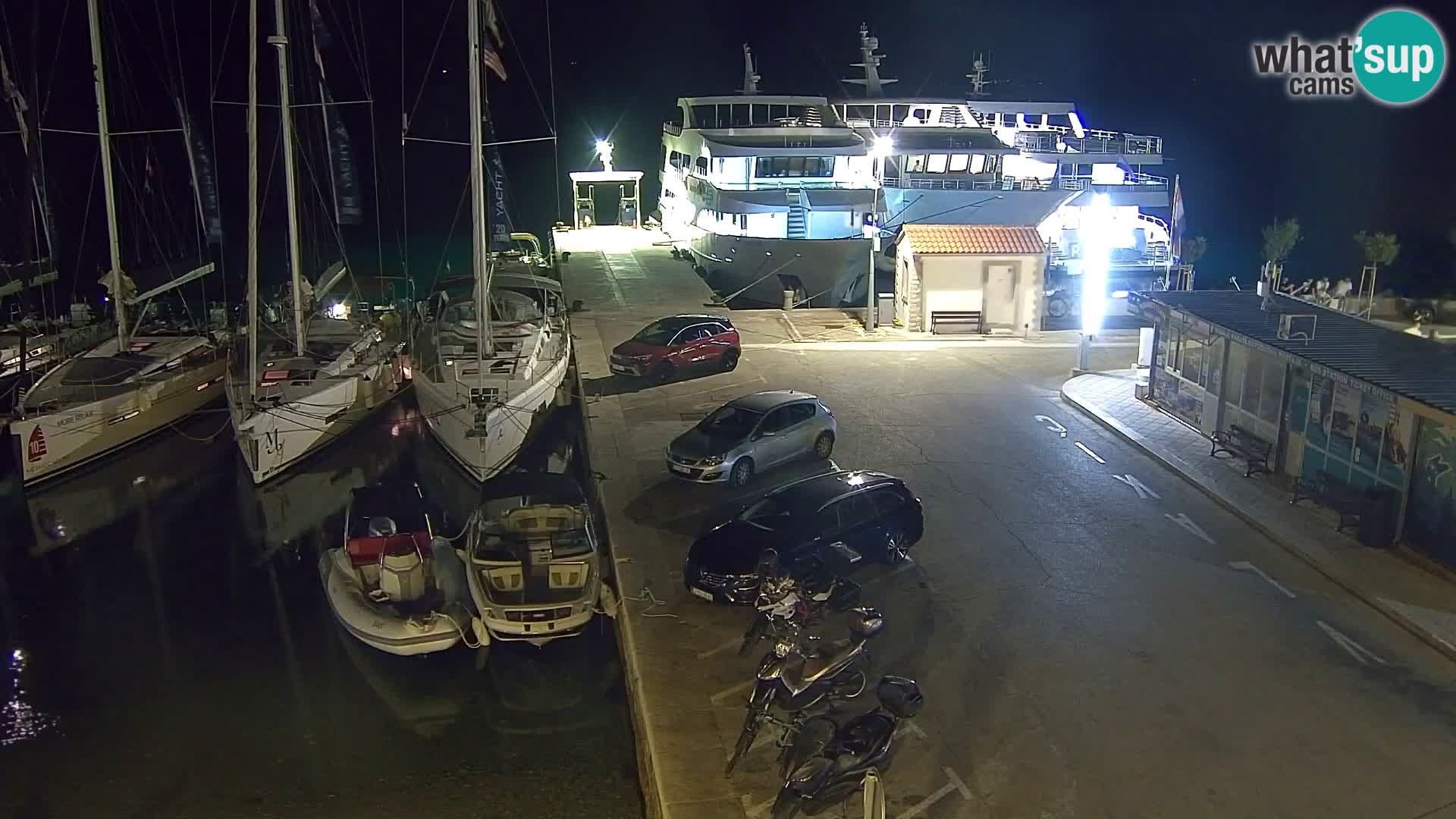 Webcam Bol Hafen & Ortszentrum – Liveblick aus Bol auf der Insel Brač
