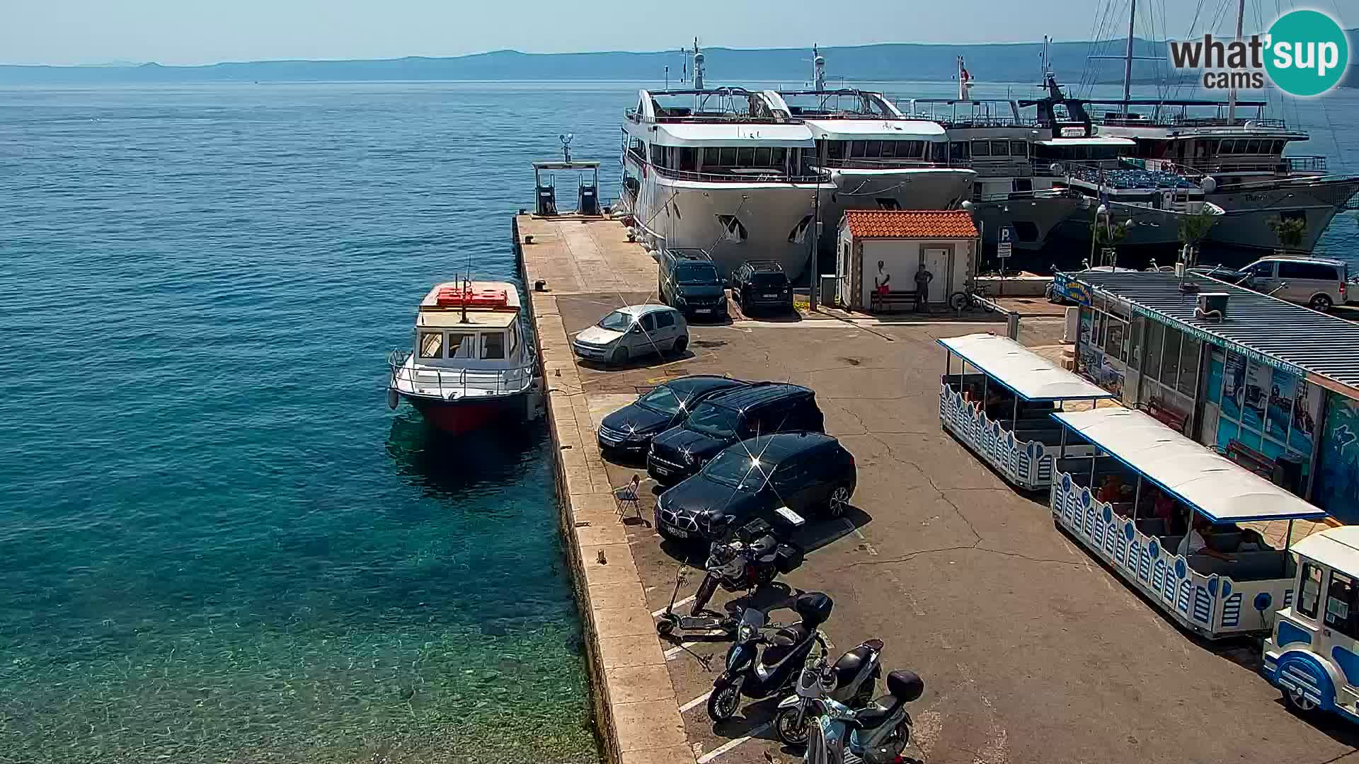 Webcam Bol Centre-Ville & Marina – Vue en direct depuis Bol, île de Brač