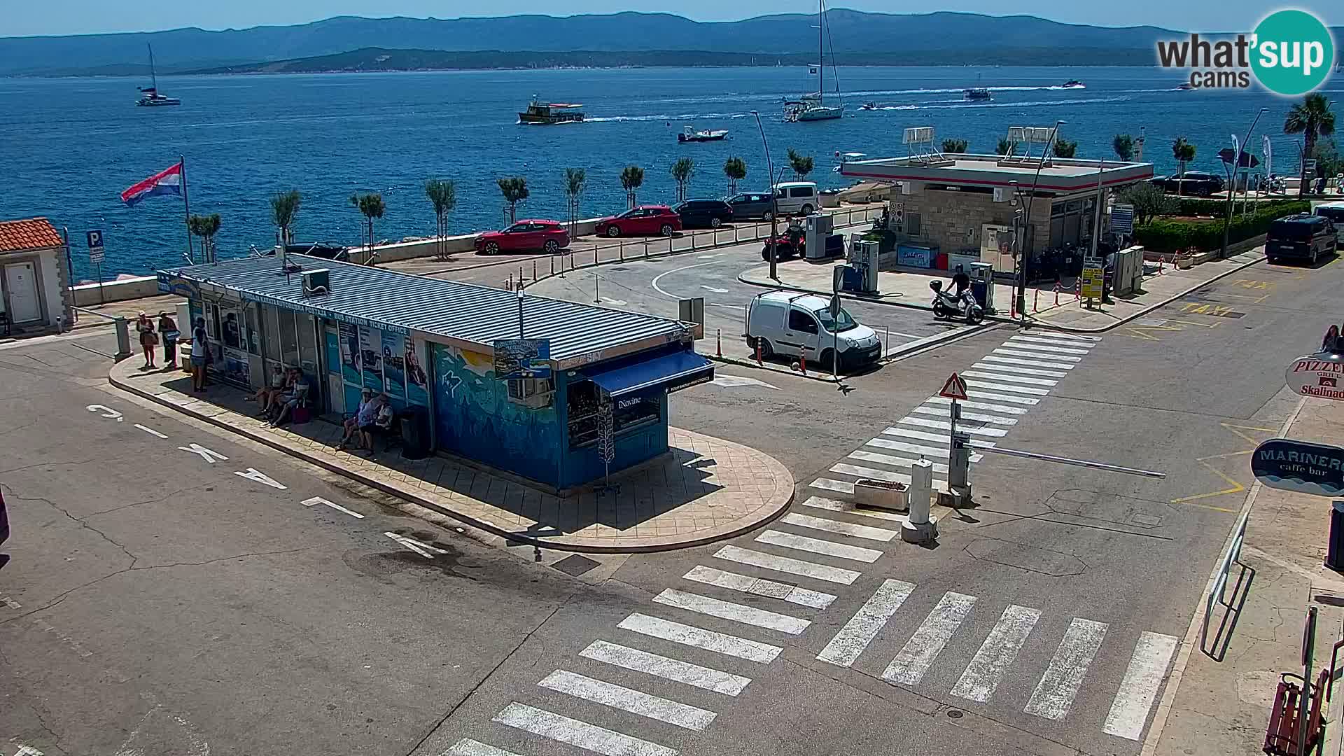 Webcam Bol centre-ville & marina – Vue en direct depuis Bol, île de Brač
